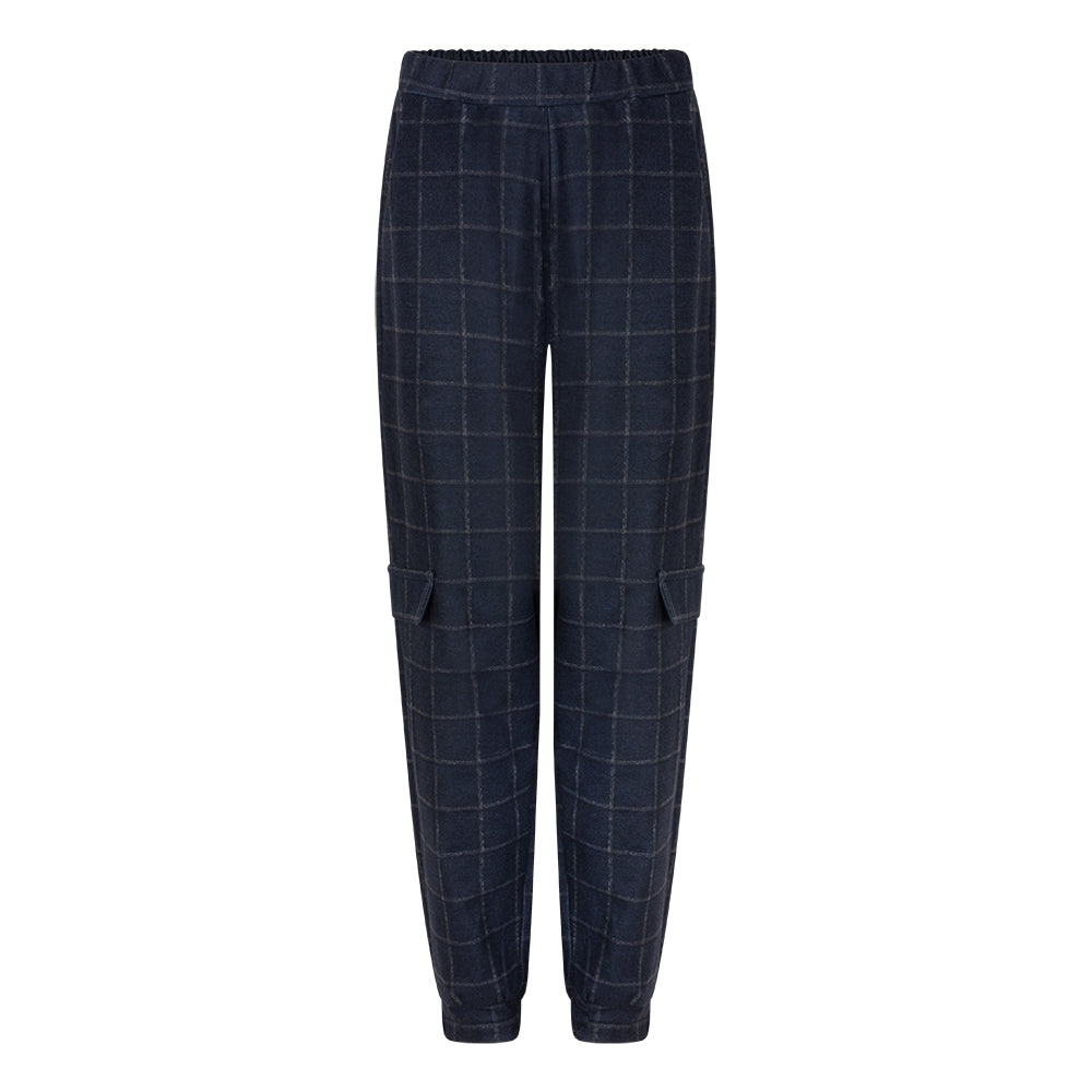 Pants robin check | Navy
