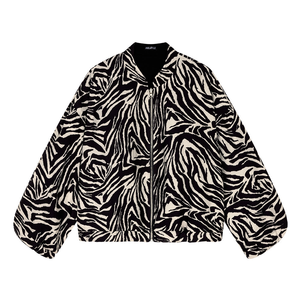 Bomber Massie Zebra | Black / Ecru