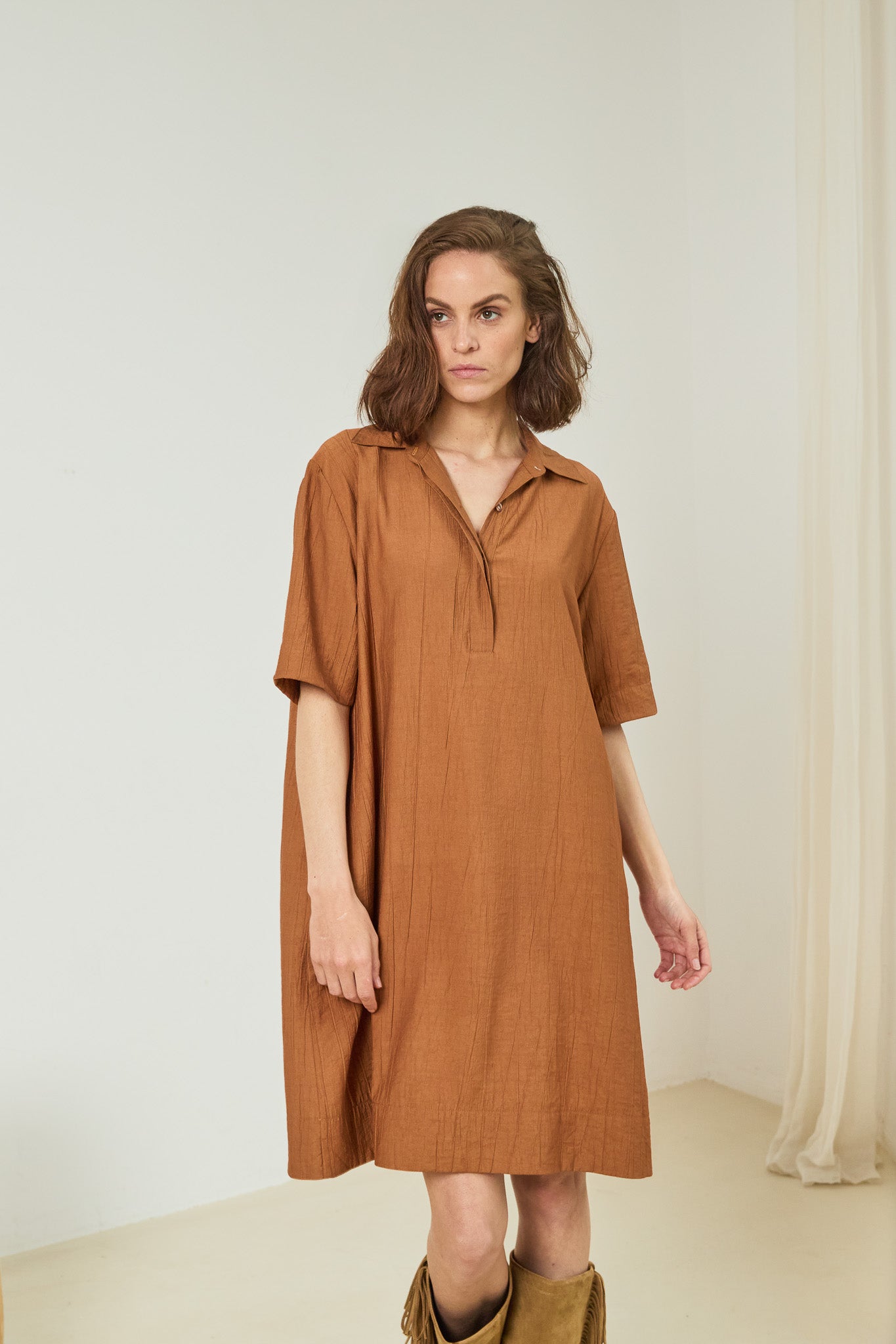 Dress Minoush | Tabacco