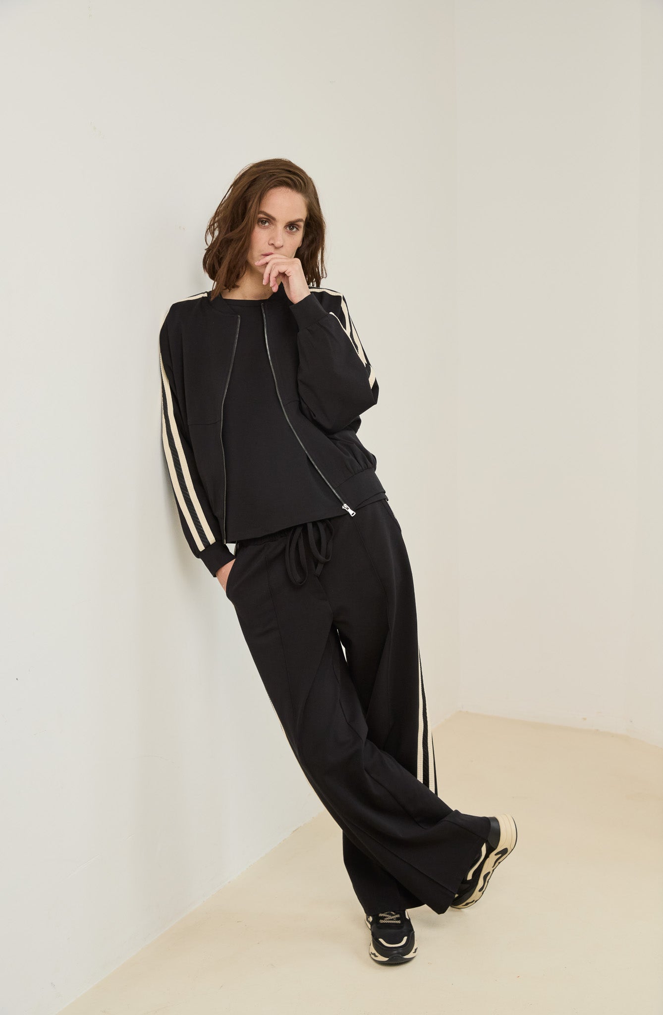 Jacket Jess | Black / Ecru