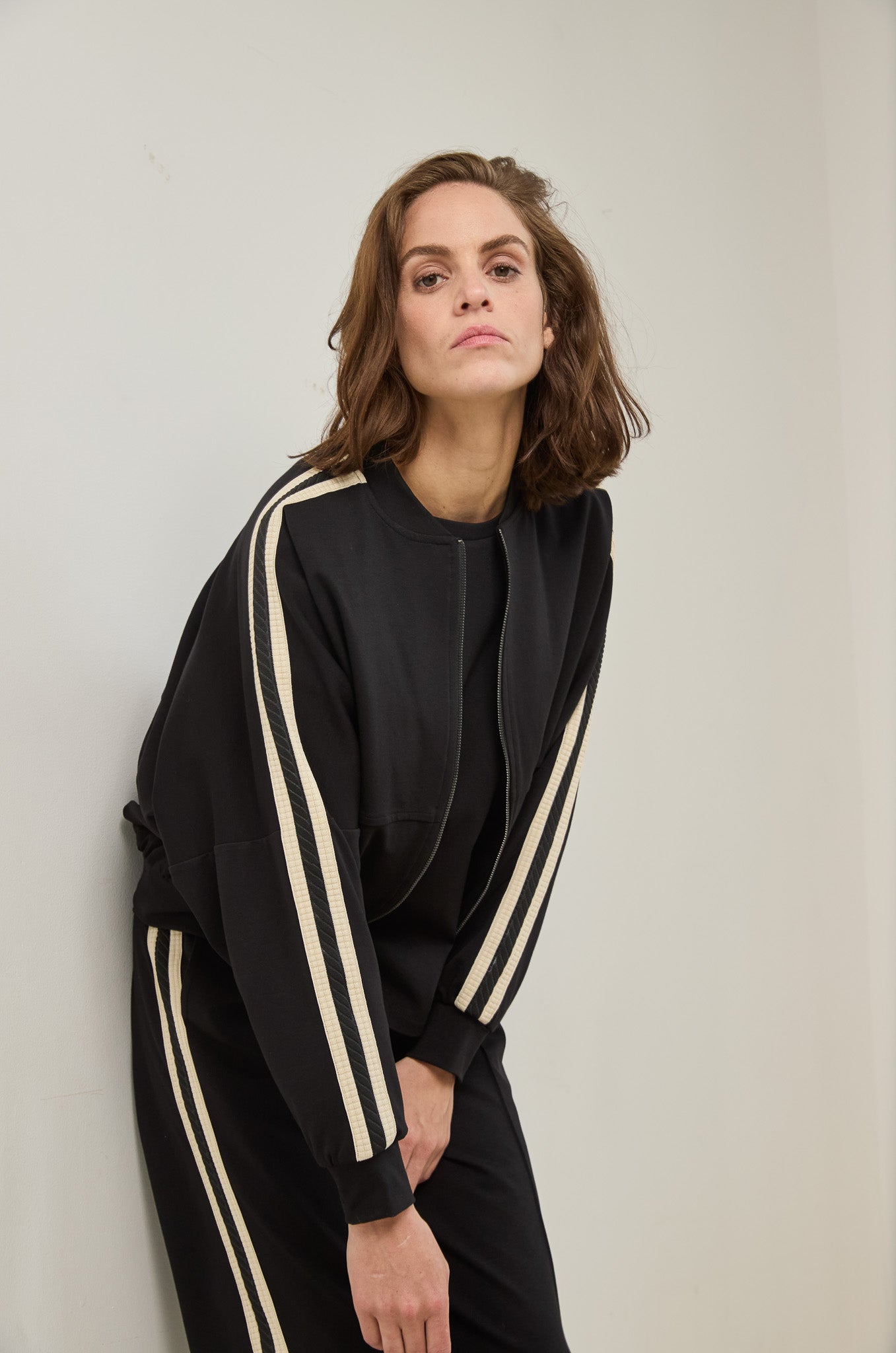 Jacket Jess | Black / Ecru