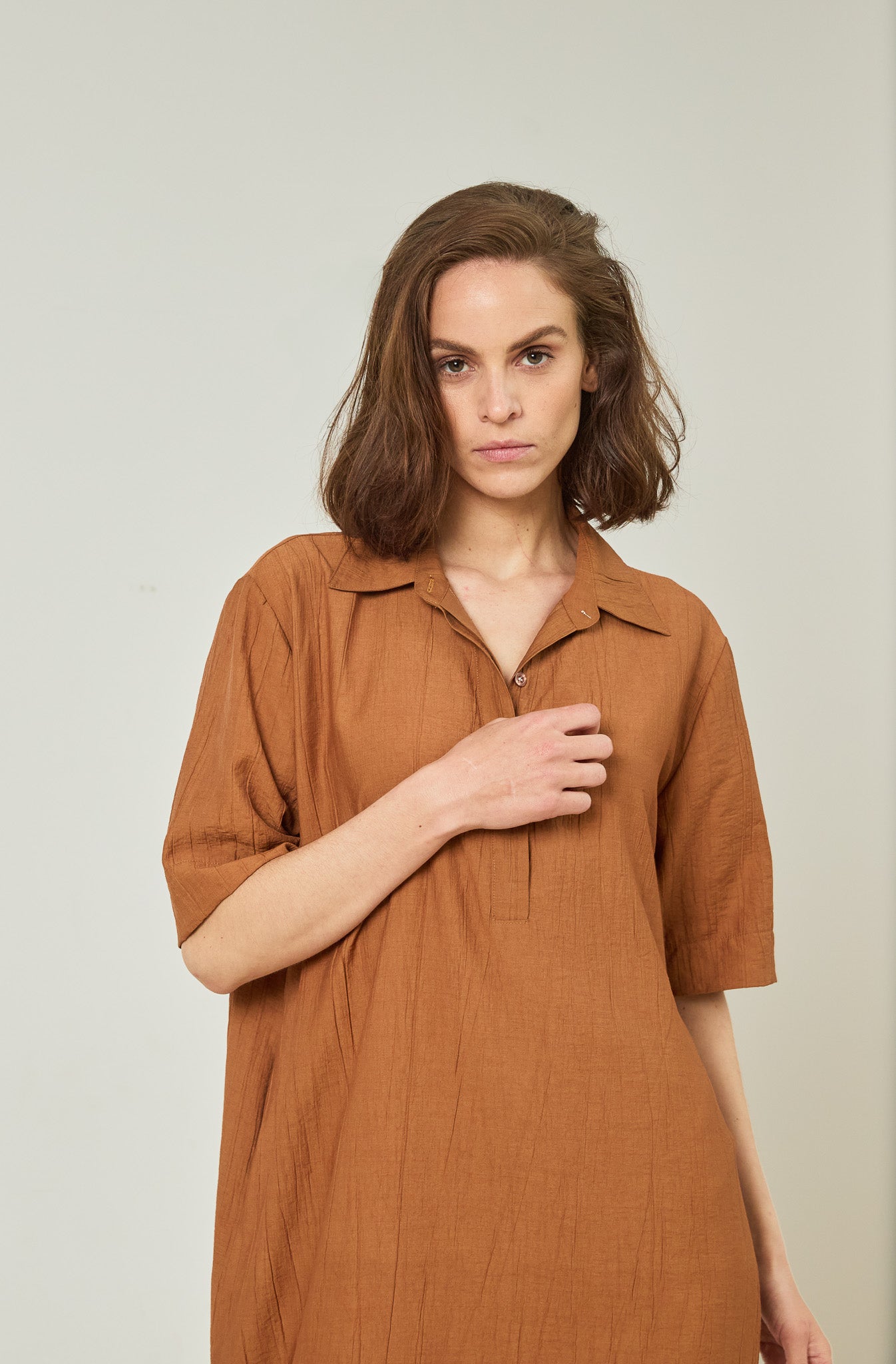 Dress Minoush | Tabacco