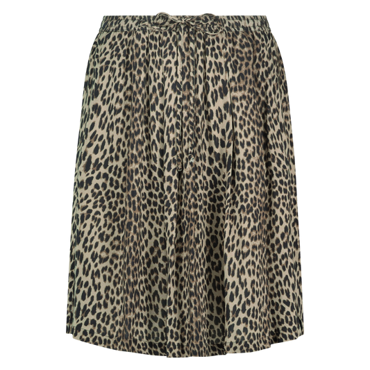 Skirt Arya print | Olive Leopard