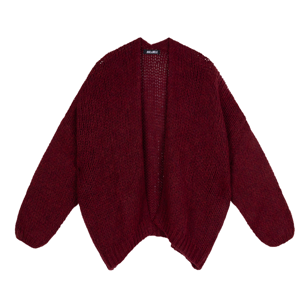 Cardigan Stella | Burgundy