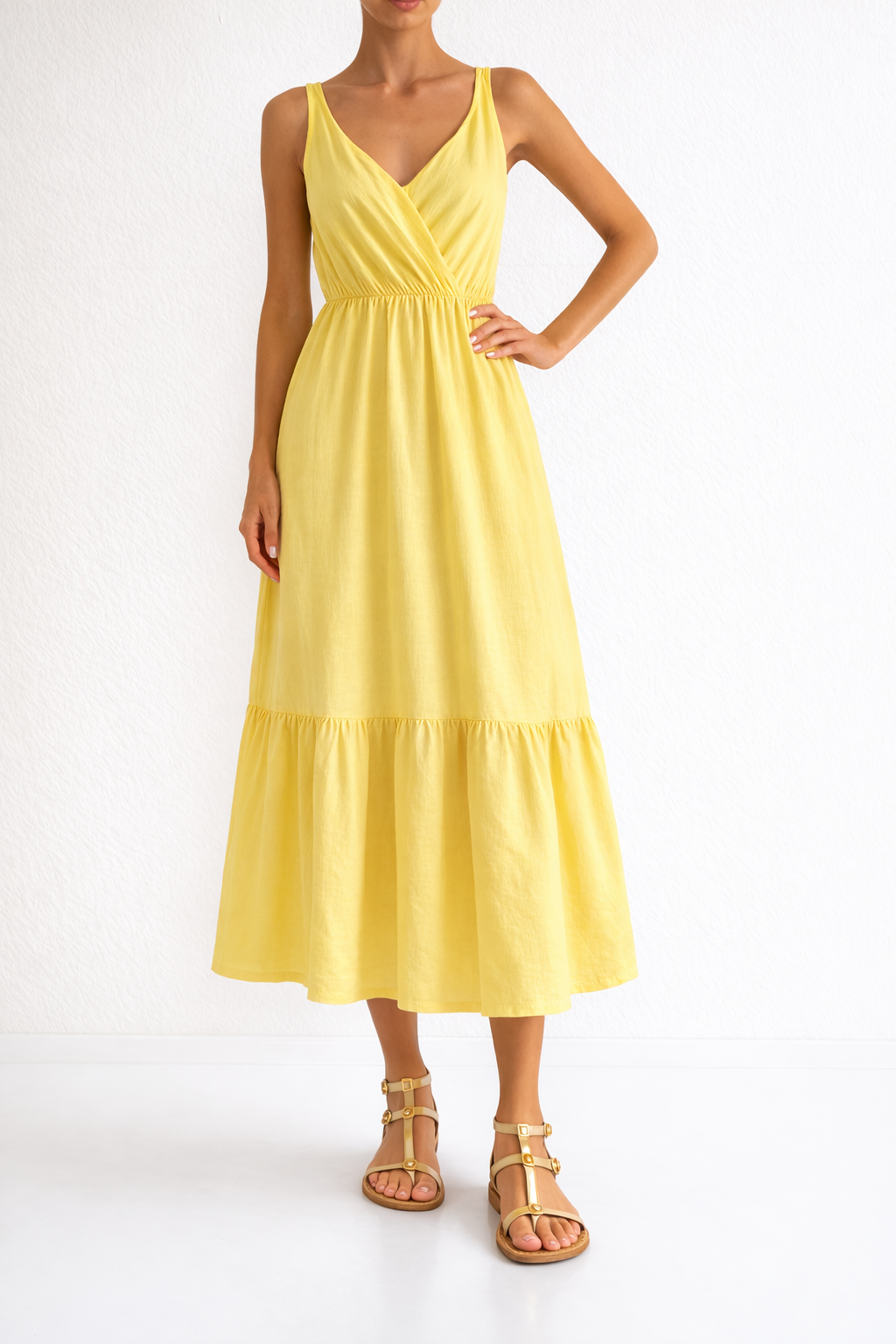 Dress Amalfi | Soft Yellow