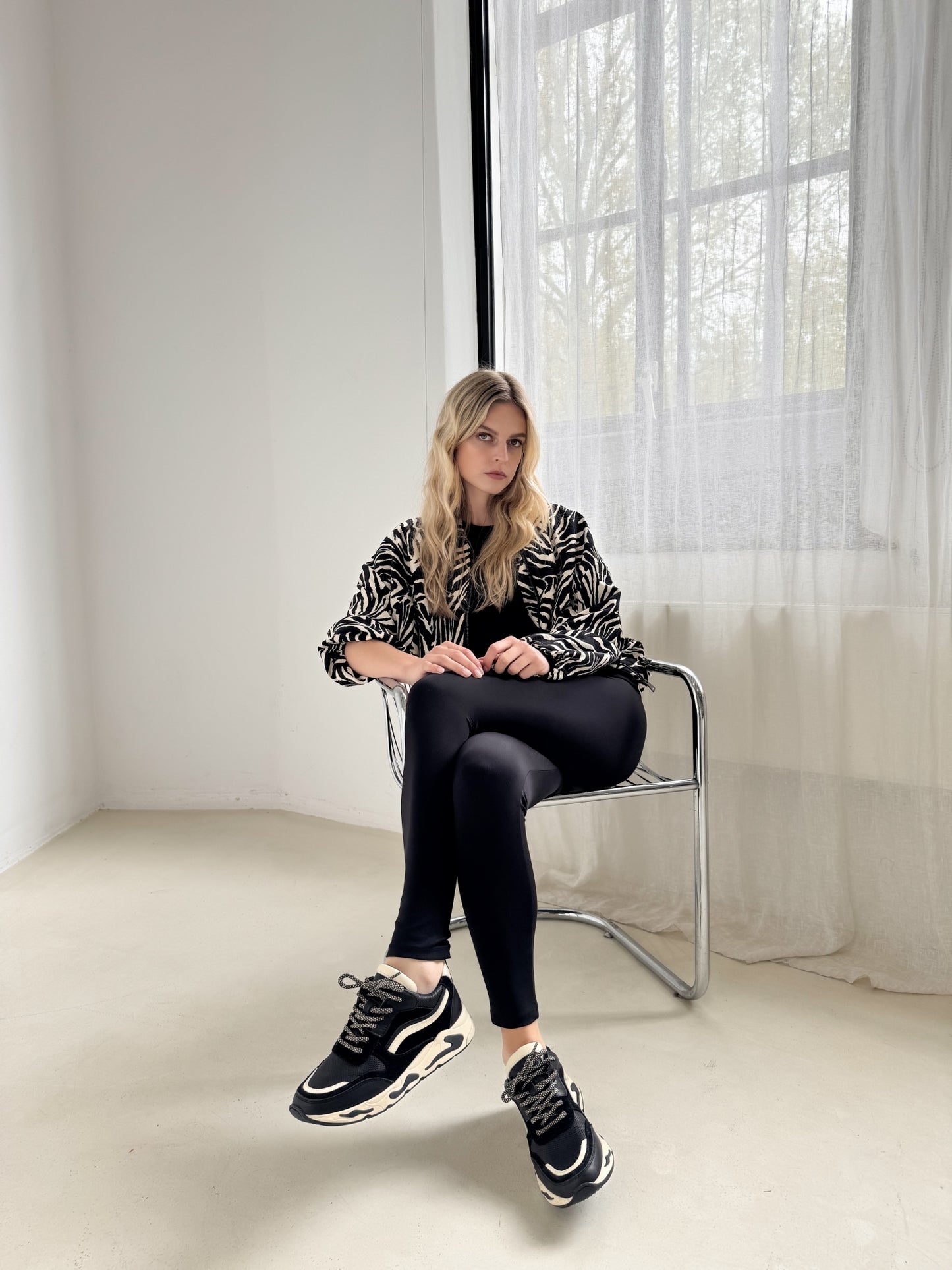 Sneaker Oslo II | Black / Creme