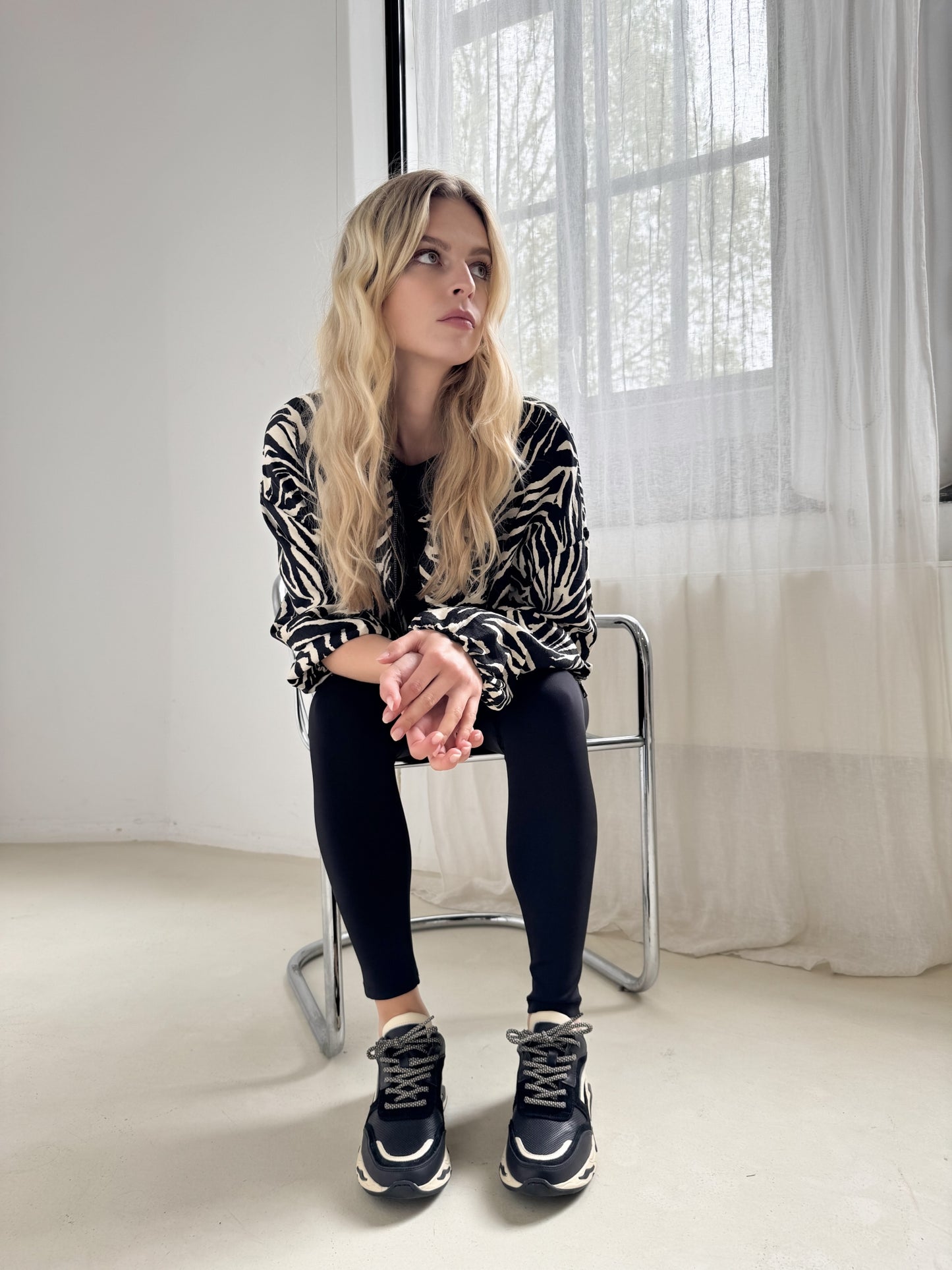 Sneaker Oslo II | Black / Creme