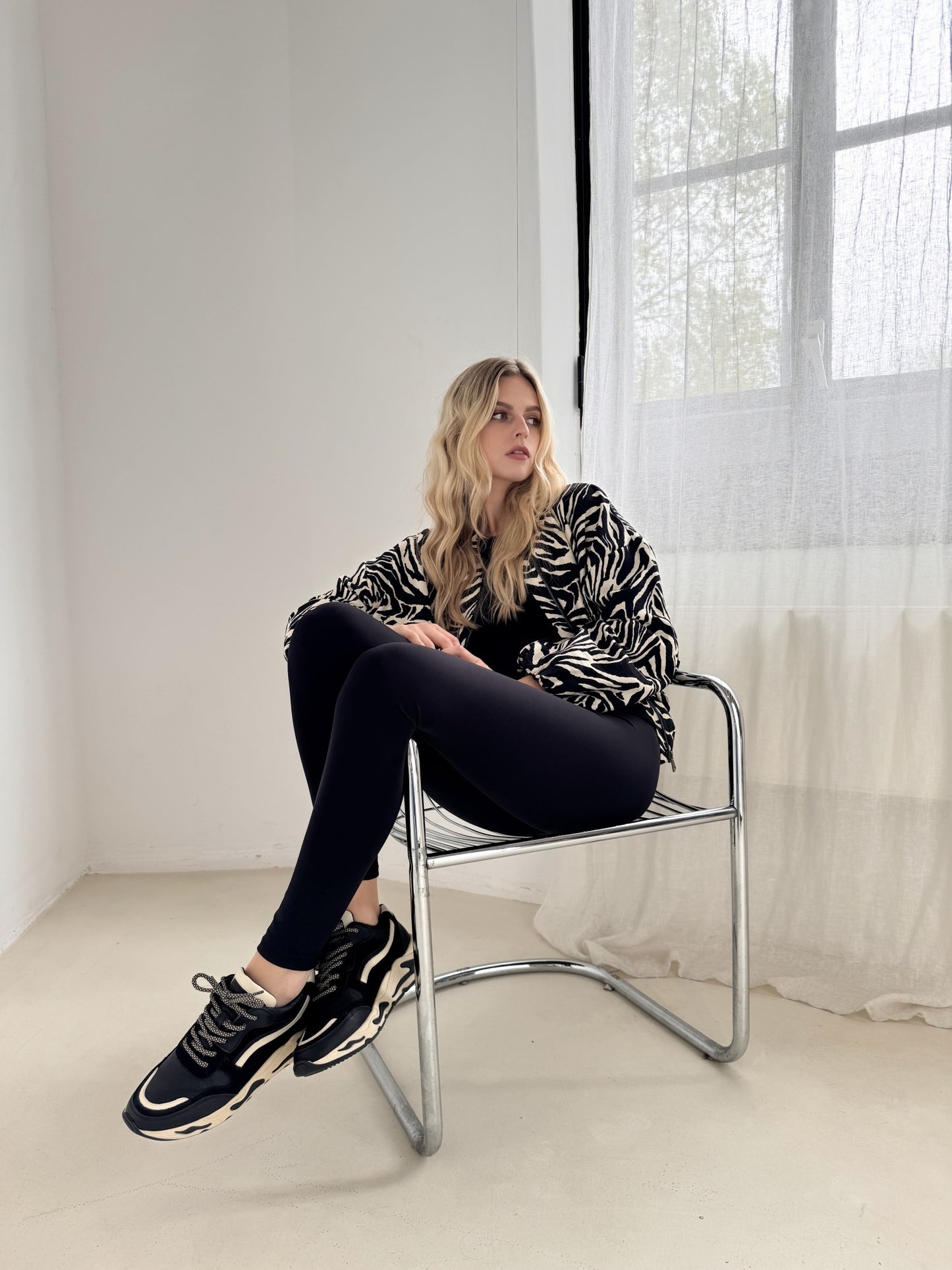 Sneaker Oslo II | Black / Creme