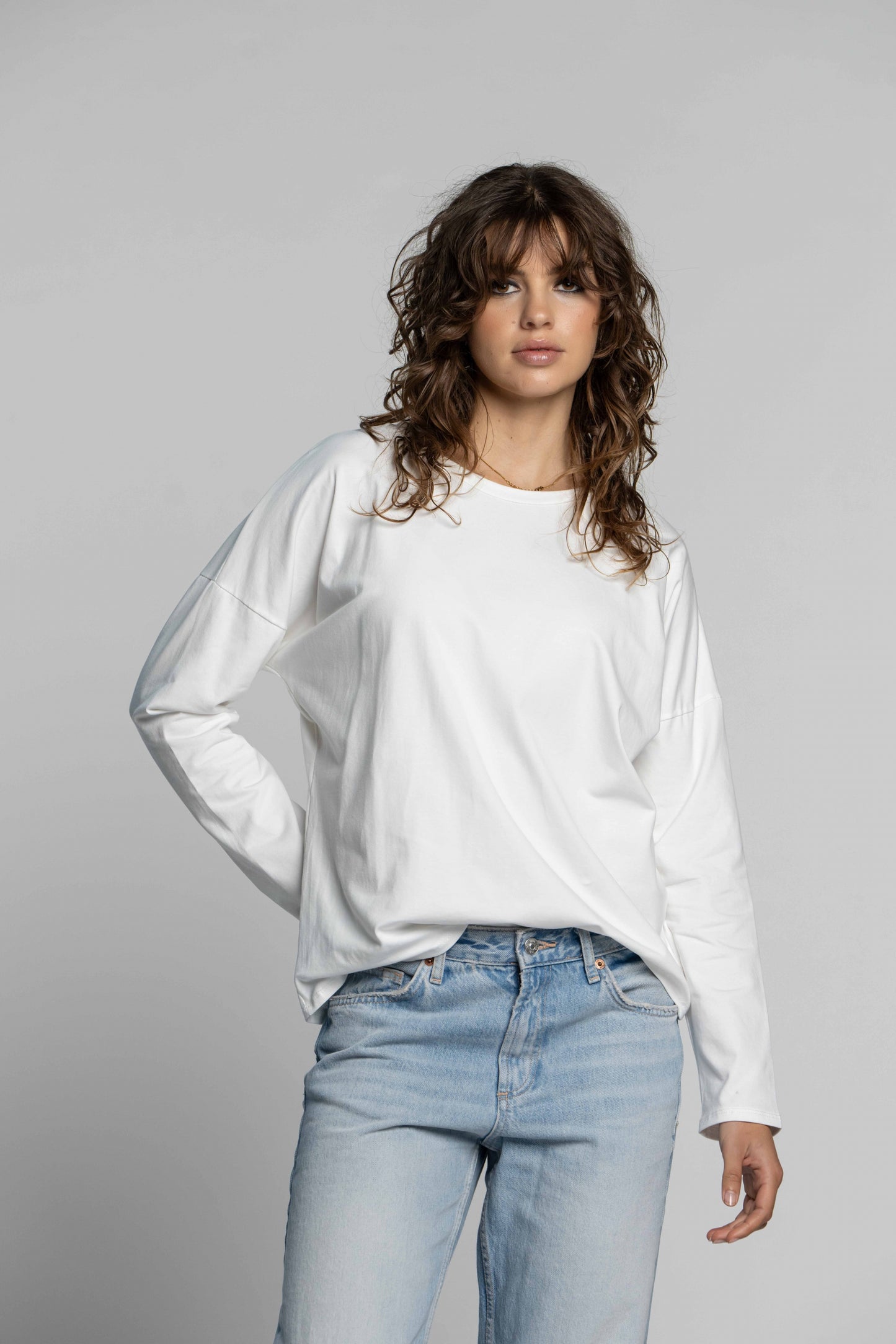 Tee Kyra Long sleeve | Off White