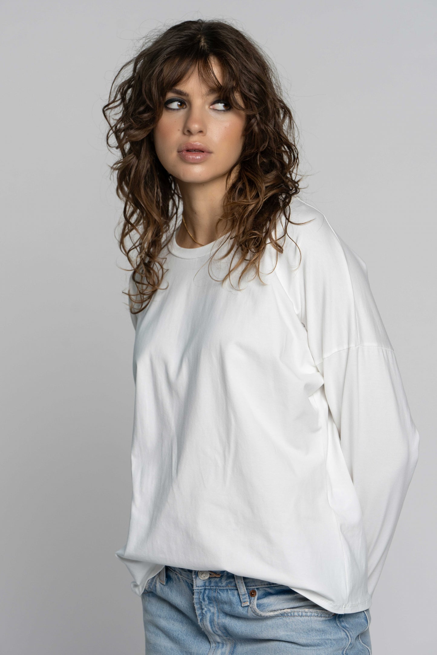 Tee Kyra Long sleeve | Off White