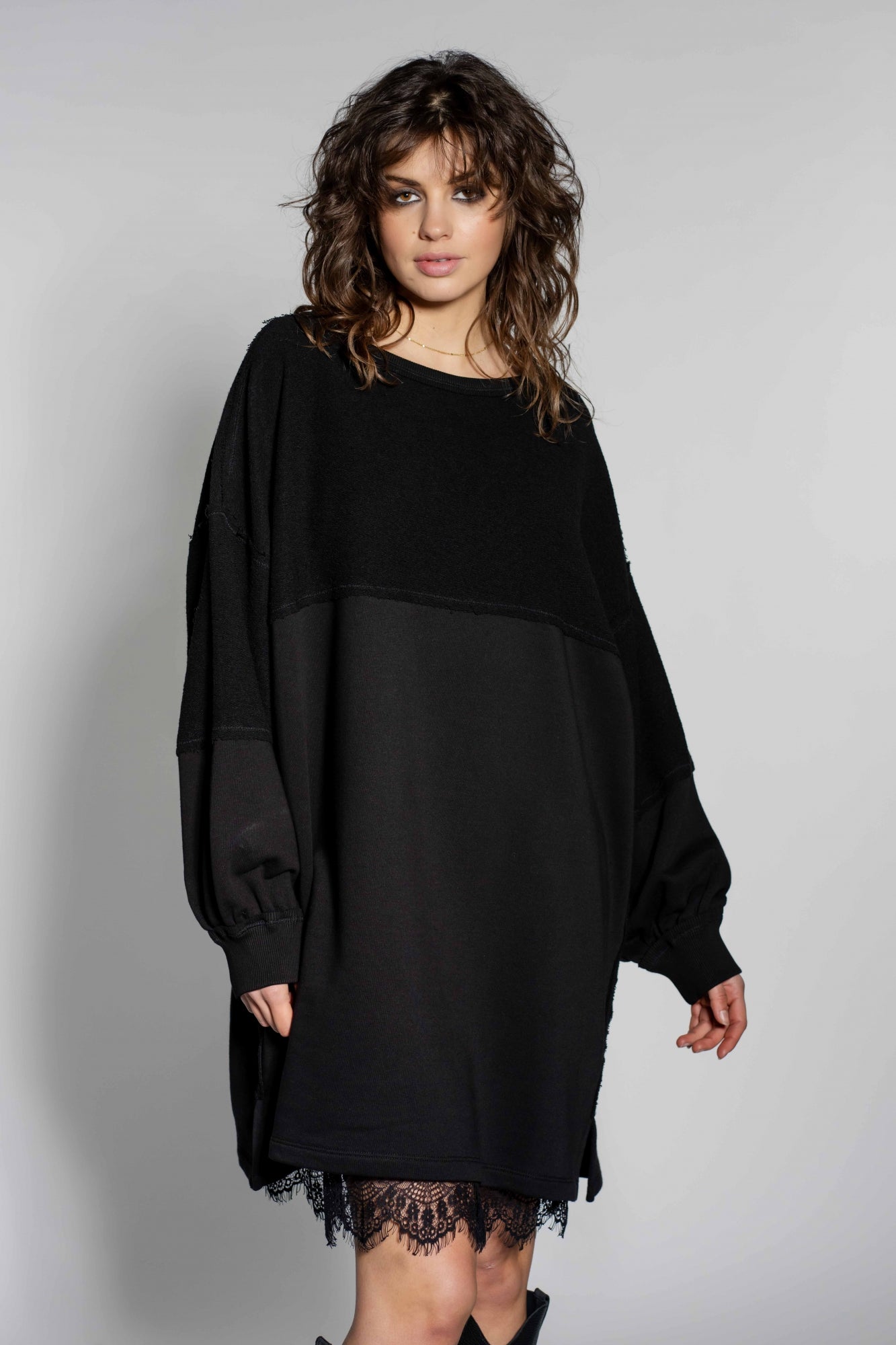 Sweat dress Kim | Black