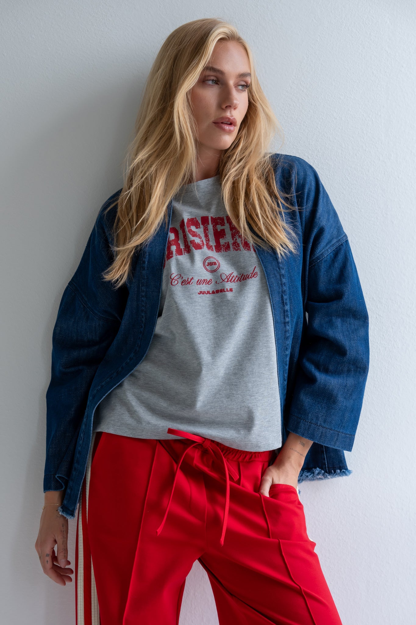 Tee Parisienne | Grey melee