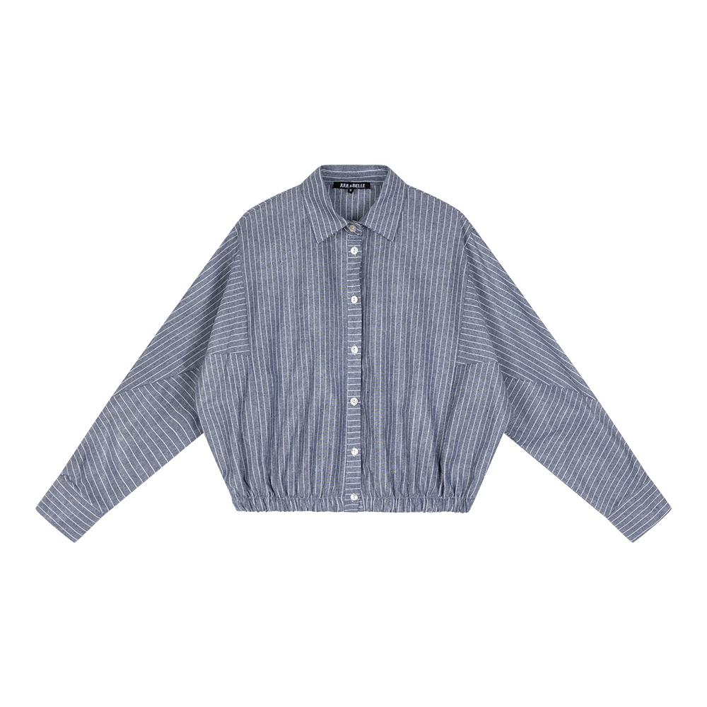Blouse Aida | White / Blue