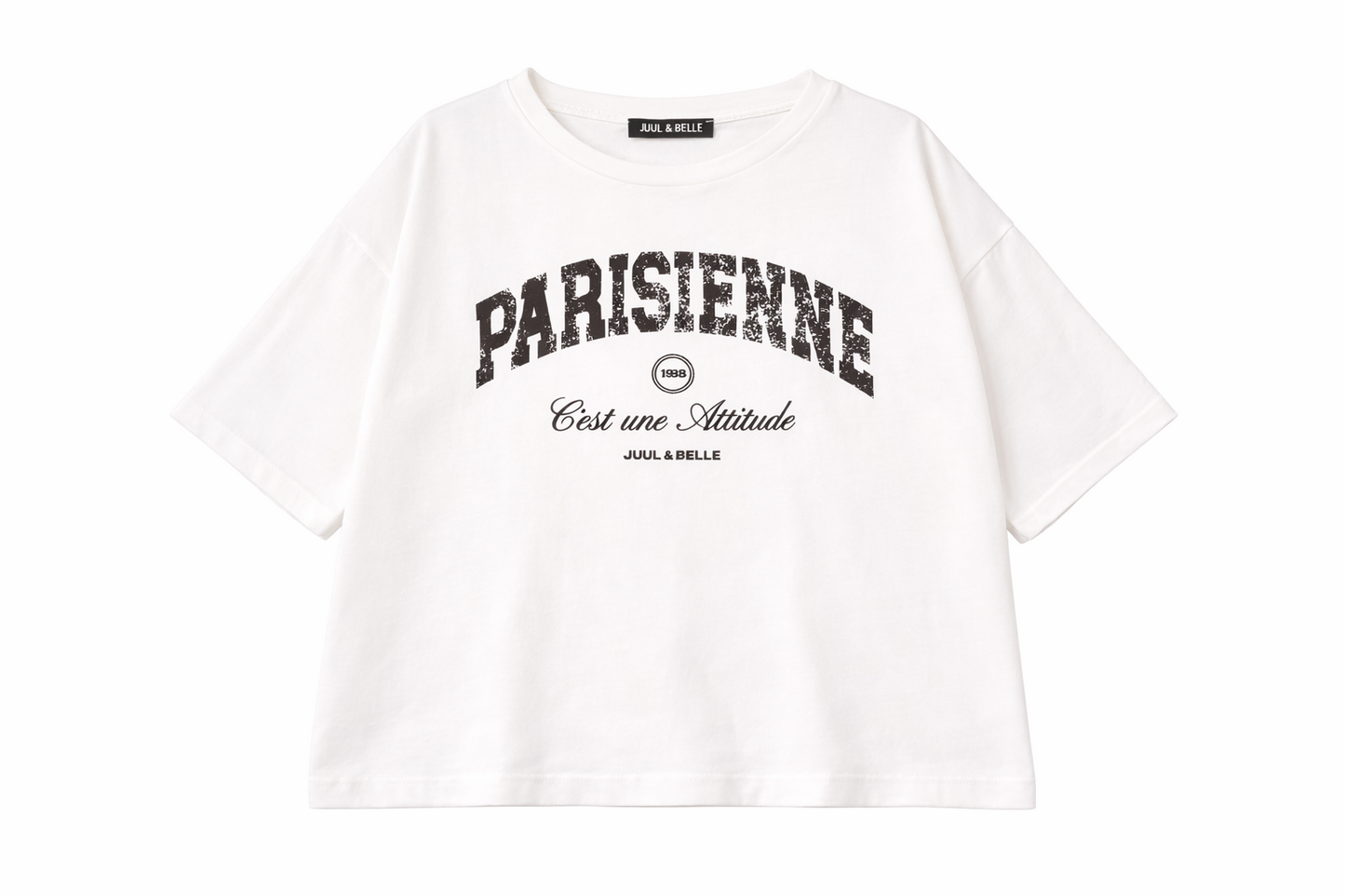 Tee Parisienne | Ecru / D.brown