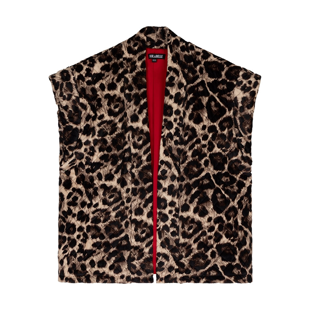 Twiggy Bodywarmer | Leopard