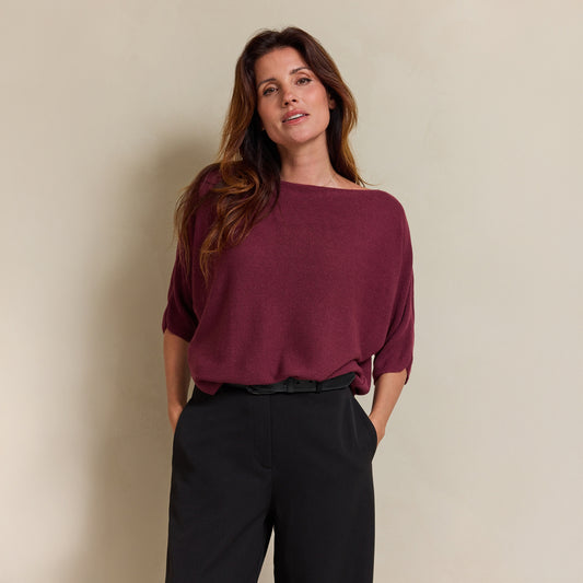 Pull Djara | Burgundy