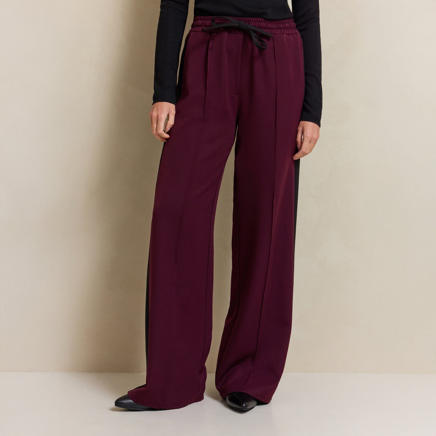 Pants Billie | Burgundy / Black