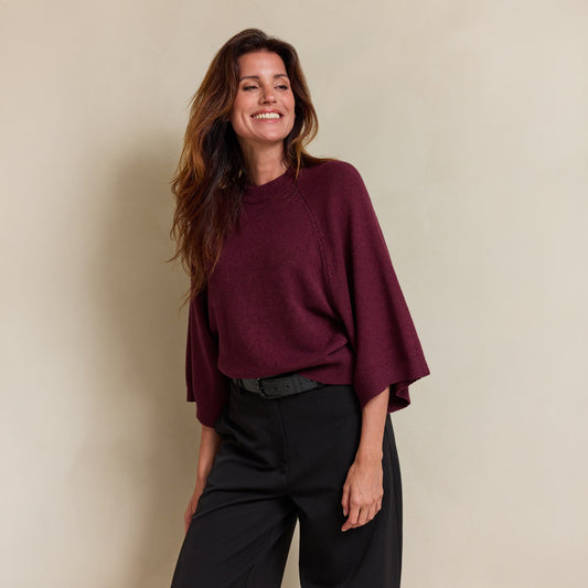 Pull Thirza | Burgundy