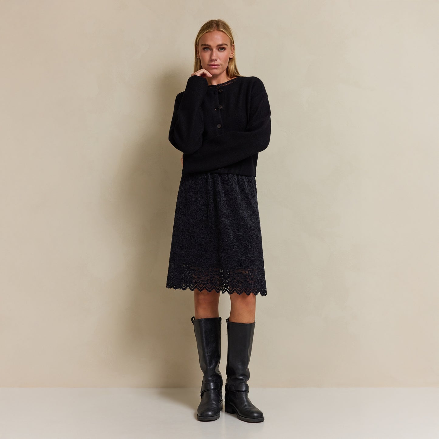 Skirt Lace | Black