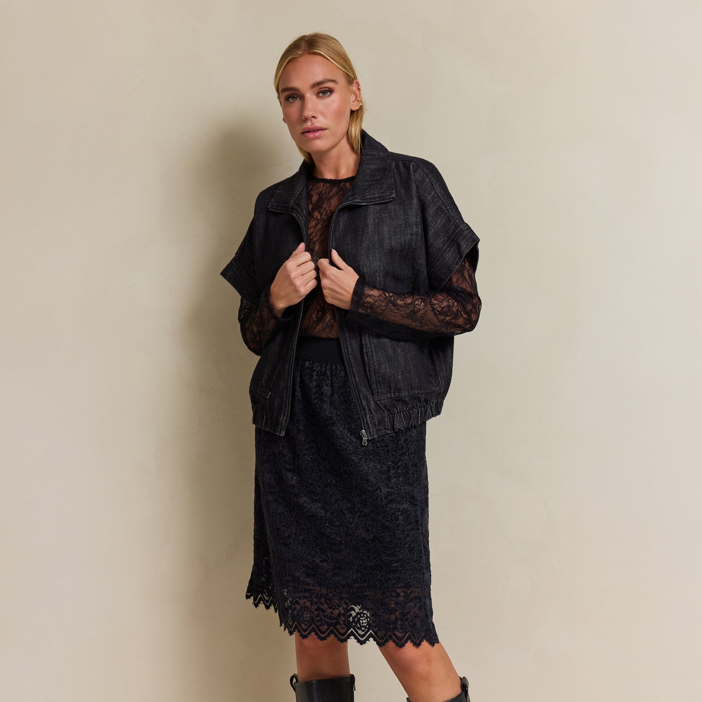 Skirt Lace | Black