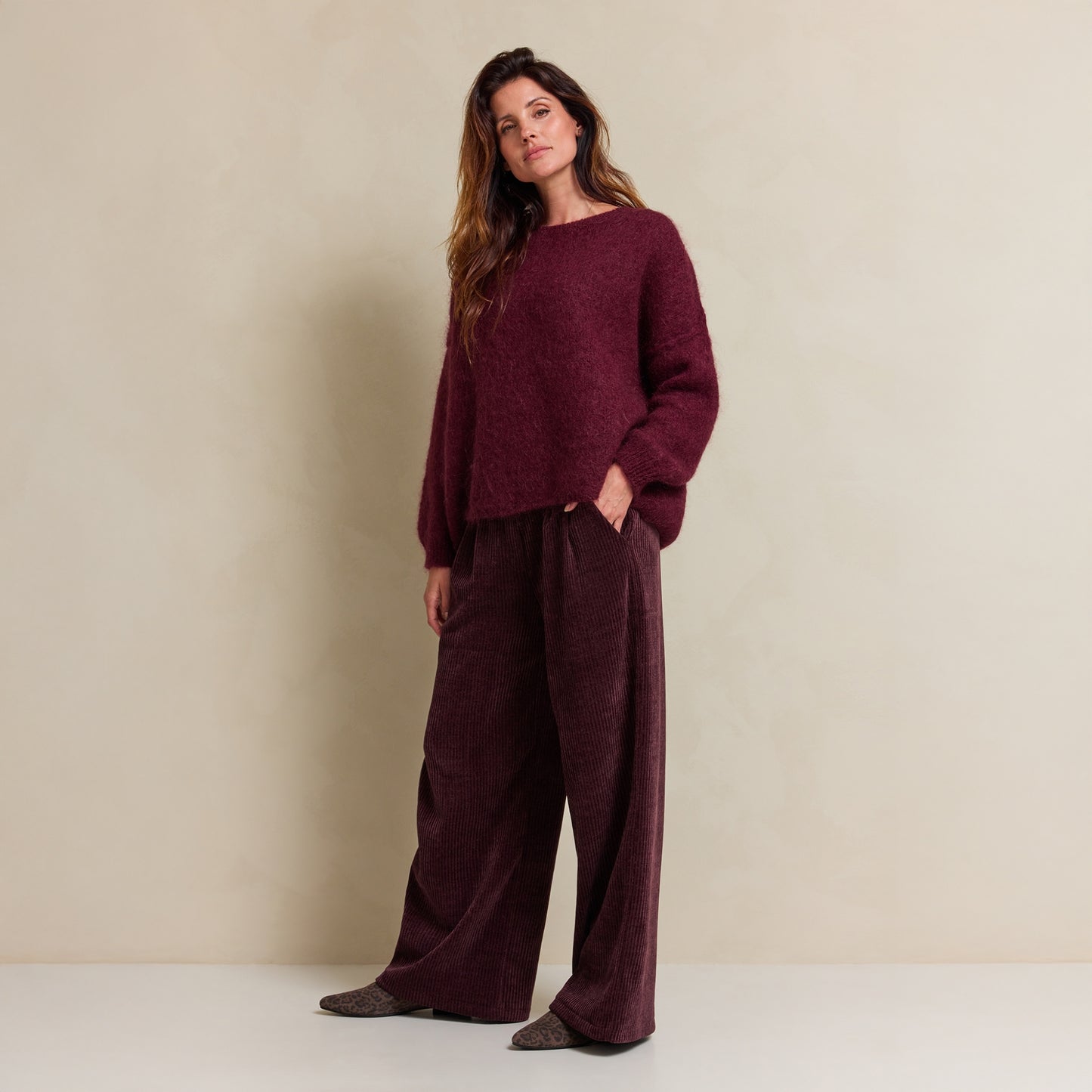 Pull Nella | Burgundy