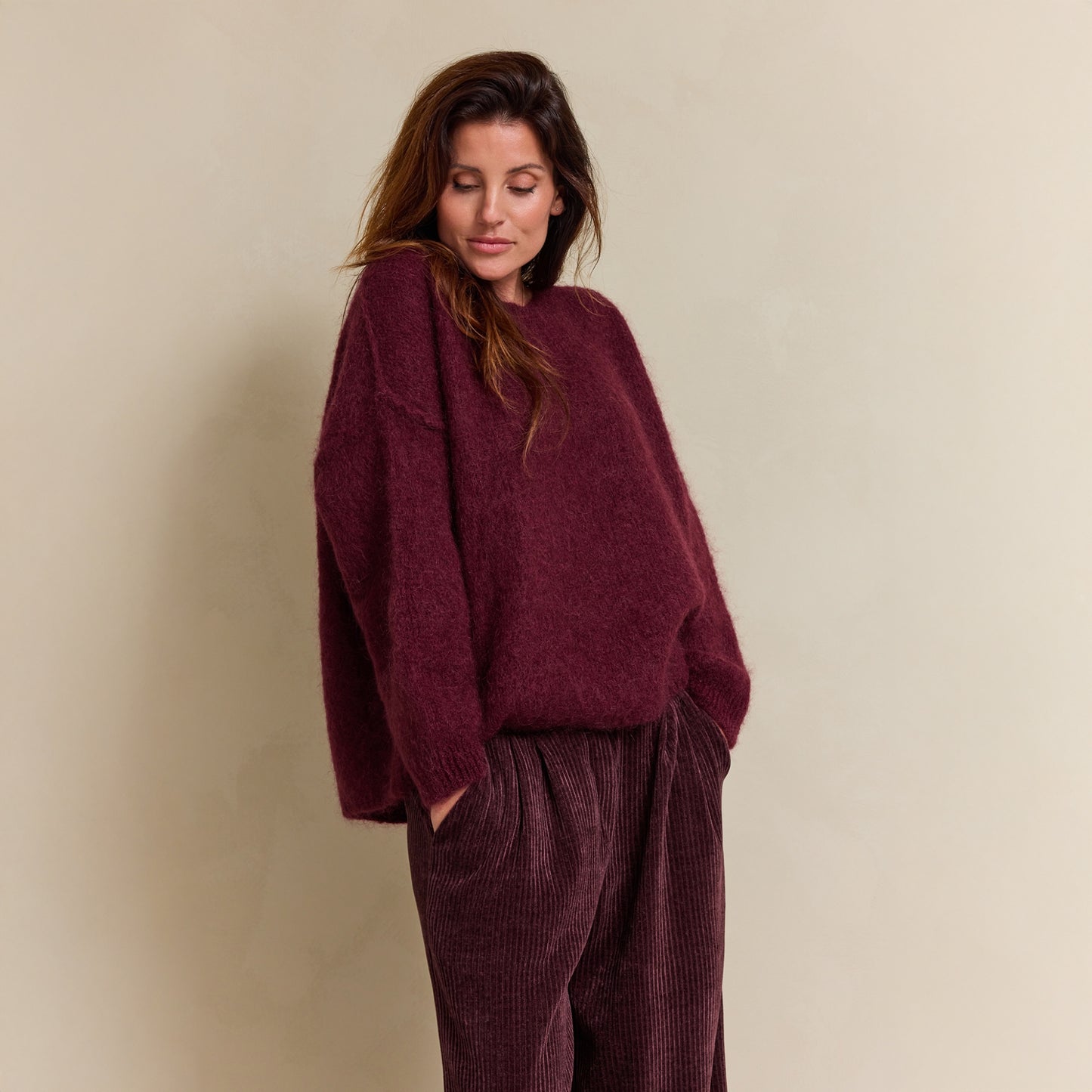 Pull Nella | Burgundy
