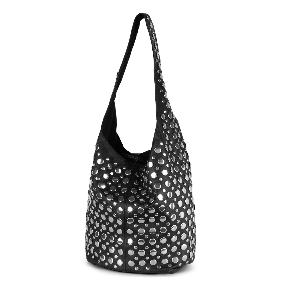 Beuteltasche Groß | Schwarz