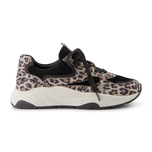 Sneaker Capri | Black / Leopard