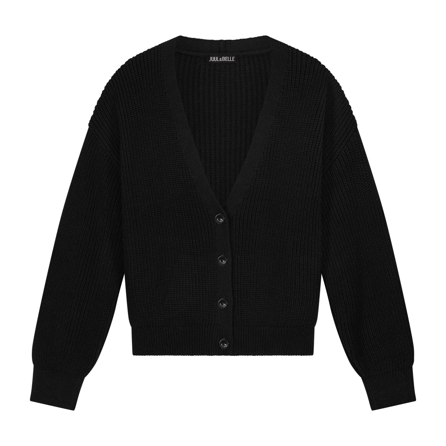 Cardigan Lucy knitted | Black