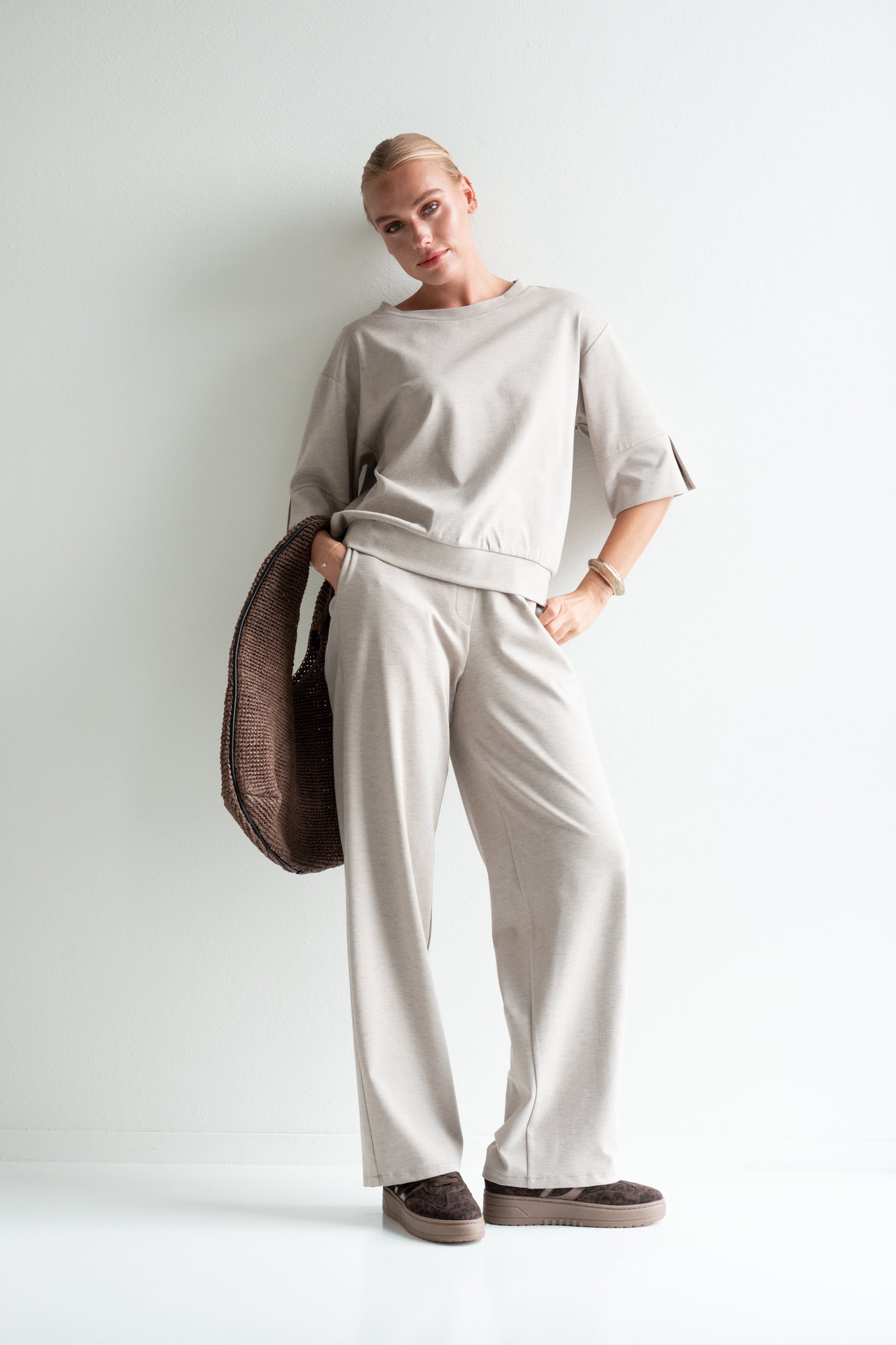 Pants Marly | beige melee