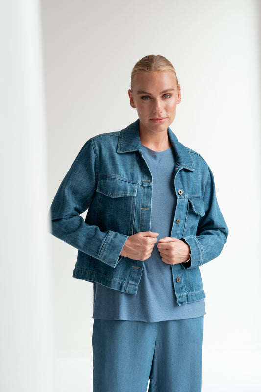 Jacket jeans | Jeans blue