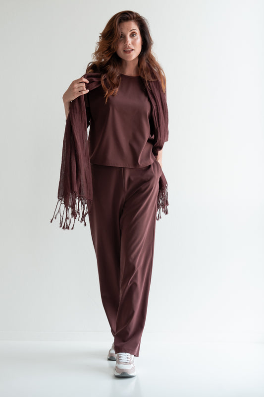 Pants Lizzy | Burgundy