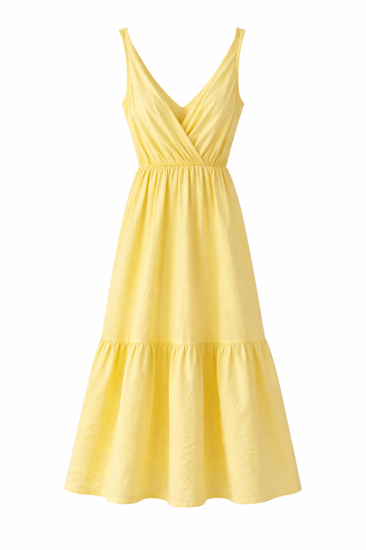 Dress Amalfi | Soft Yellow