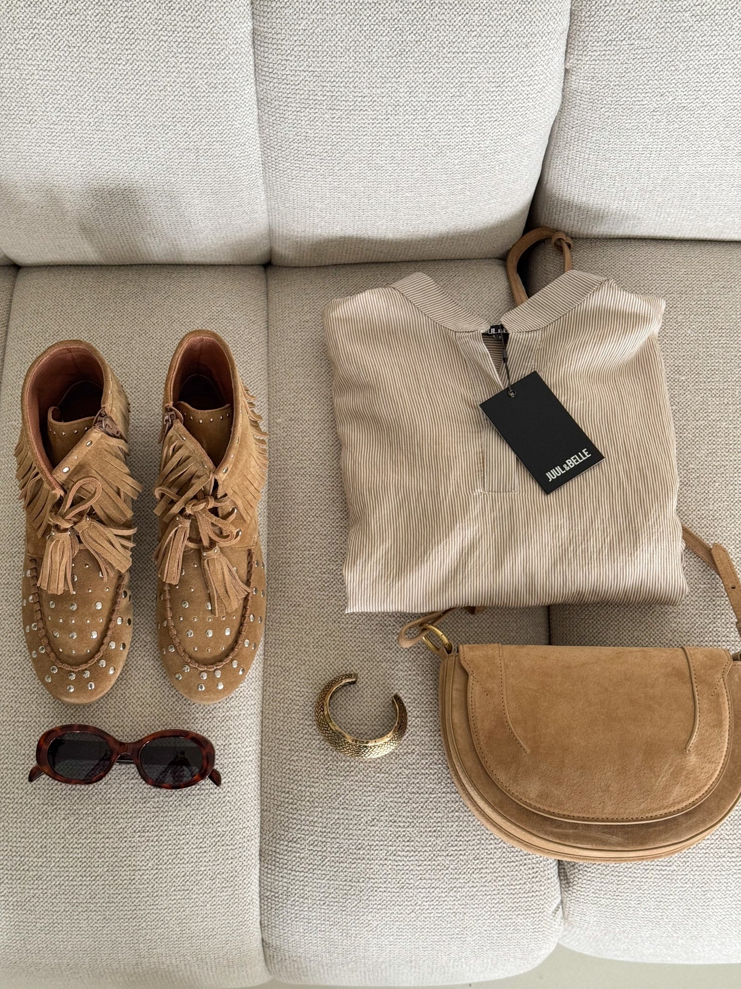 Boot Fringe | Beige