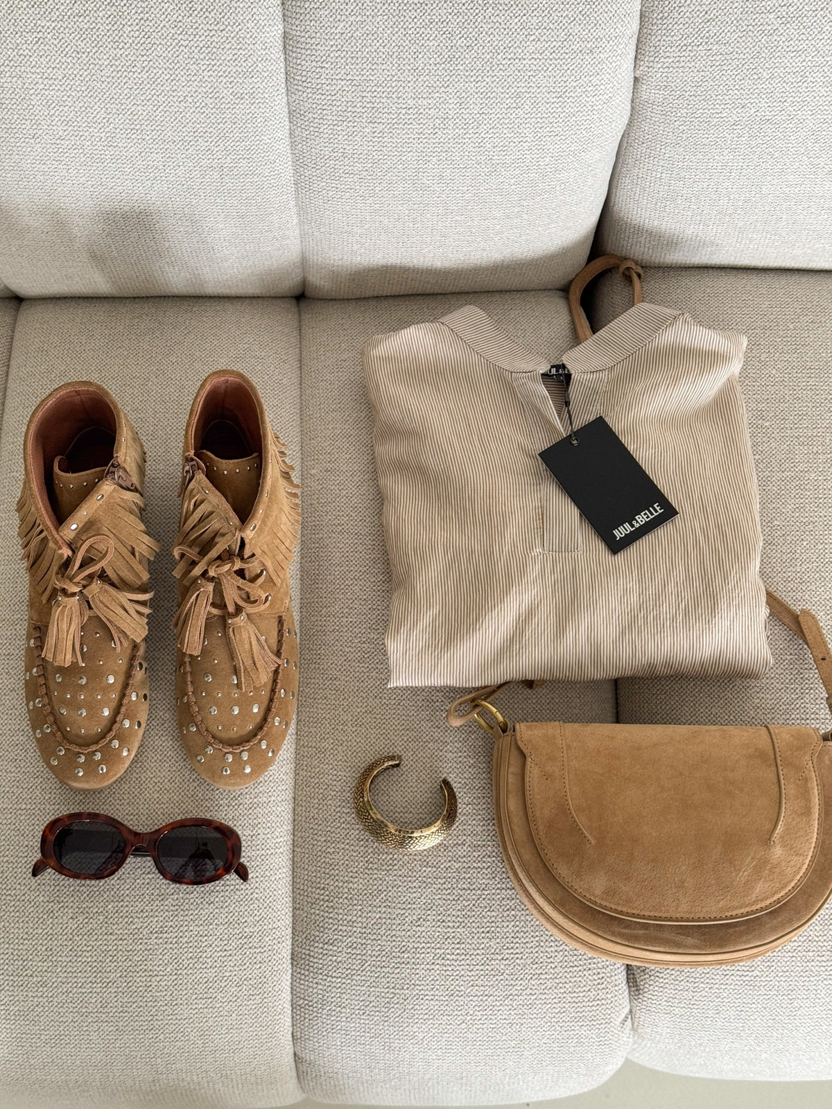 Boot Fringe | Beige