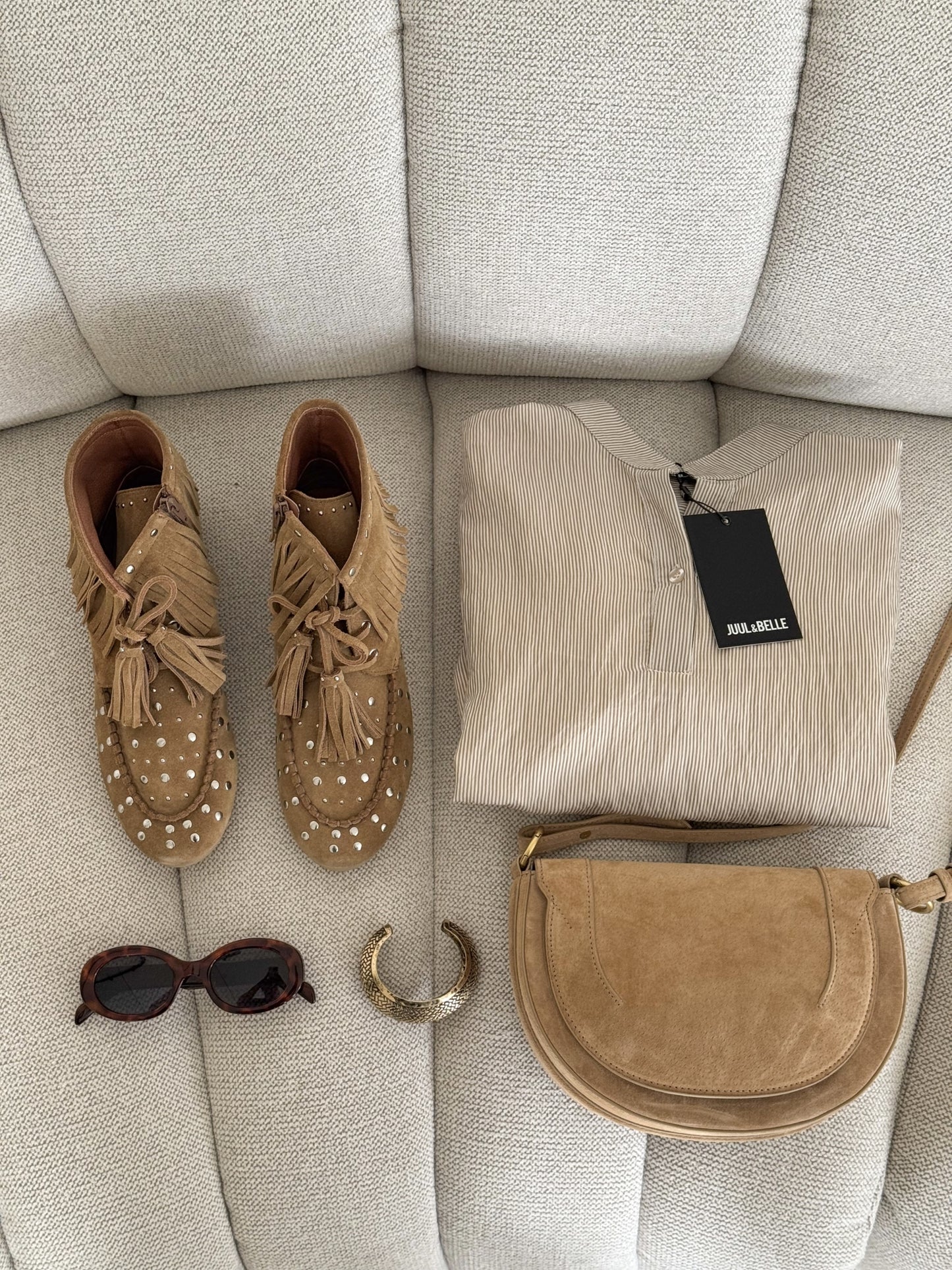 Boot Fringe | Beige