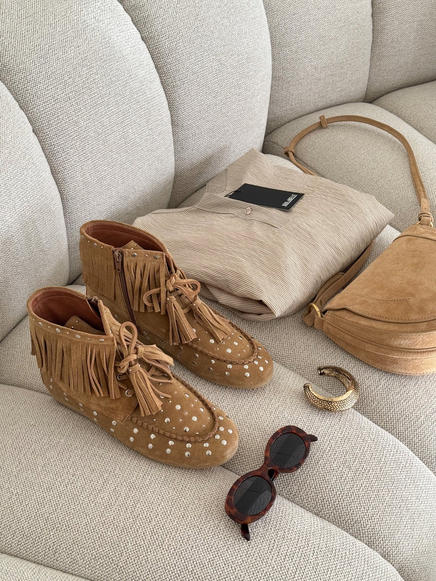 Boot Fringe | Beige