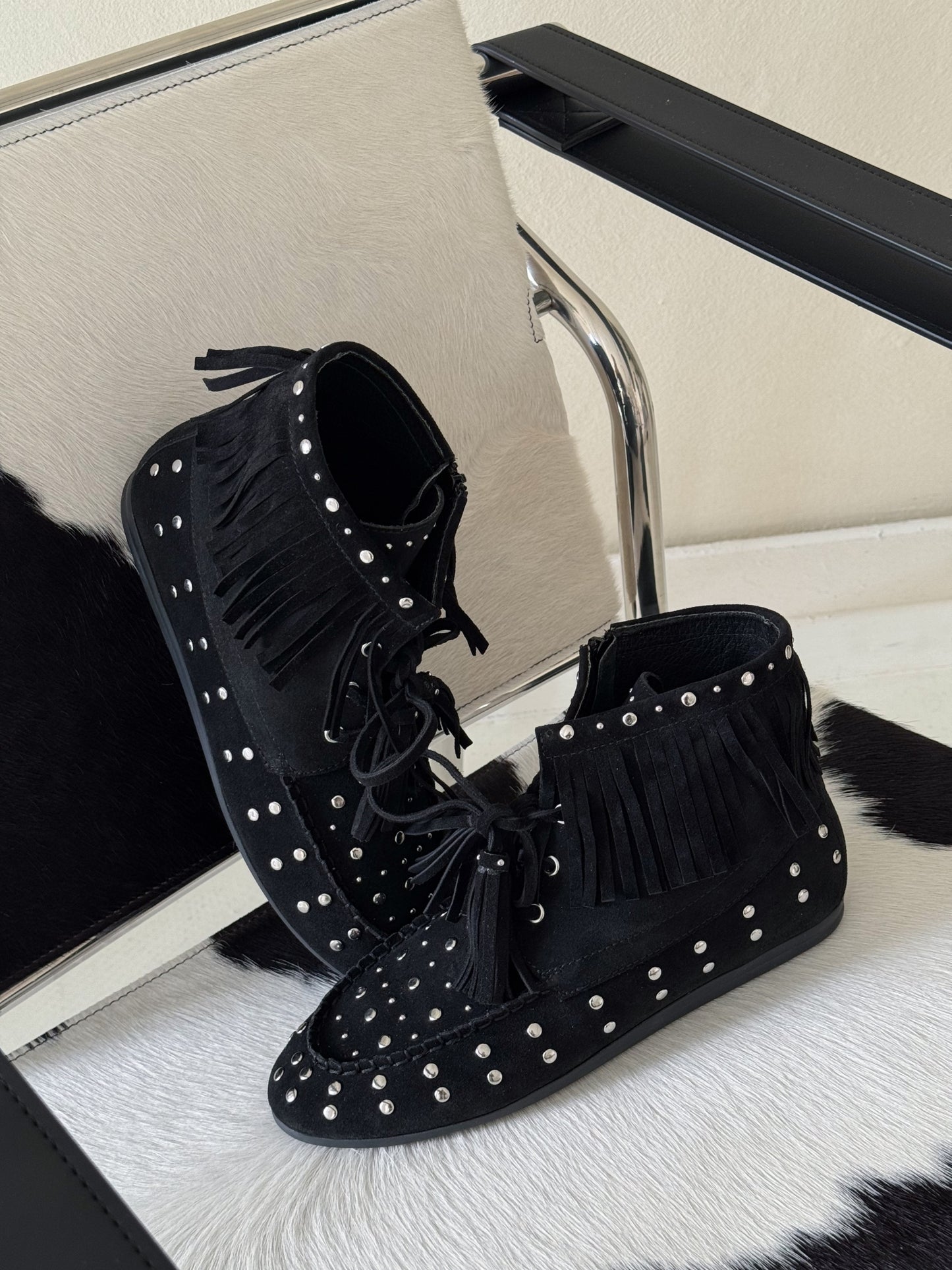 Boot Fringe | Black