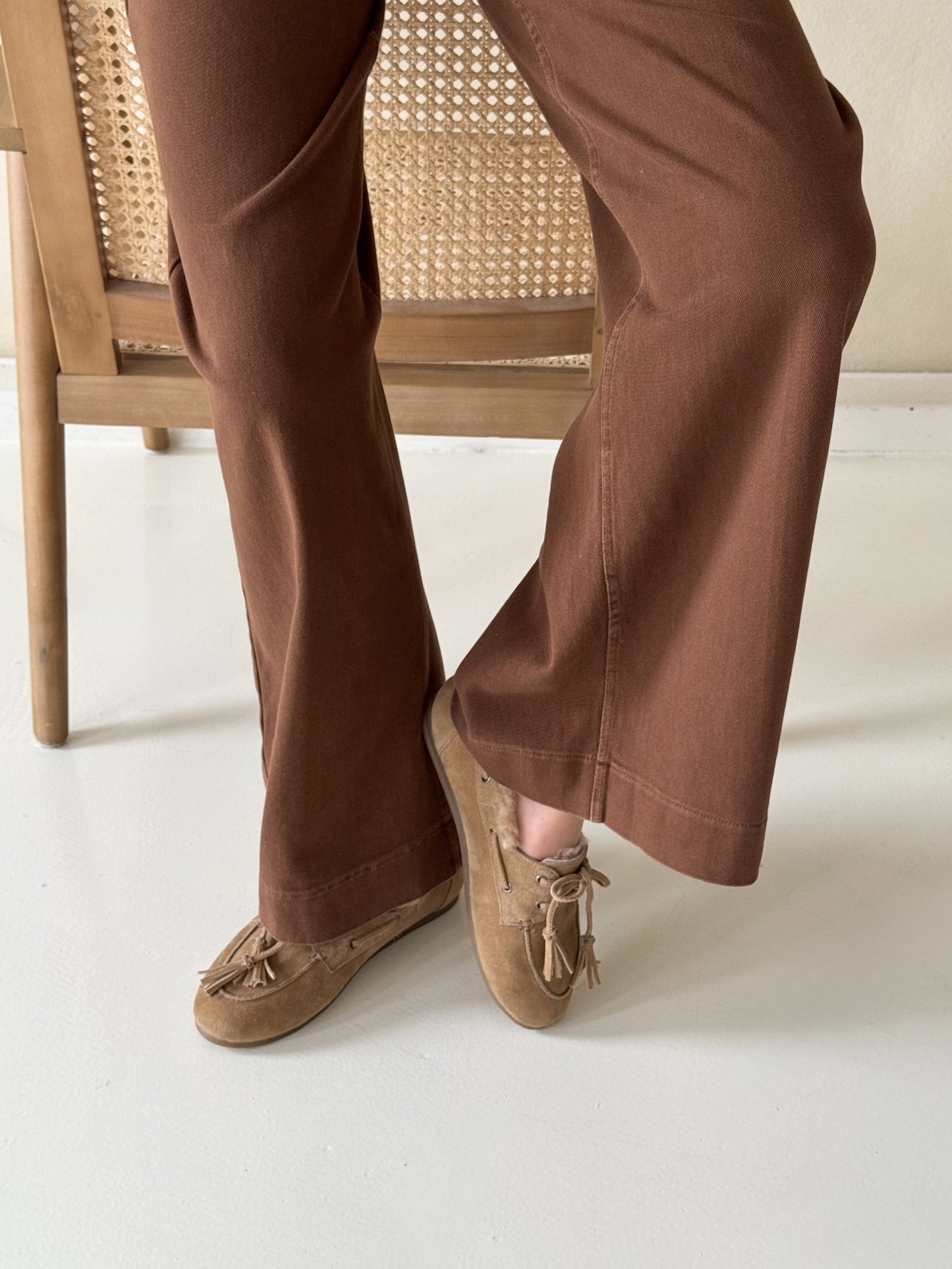 Mocassin fur | Beige