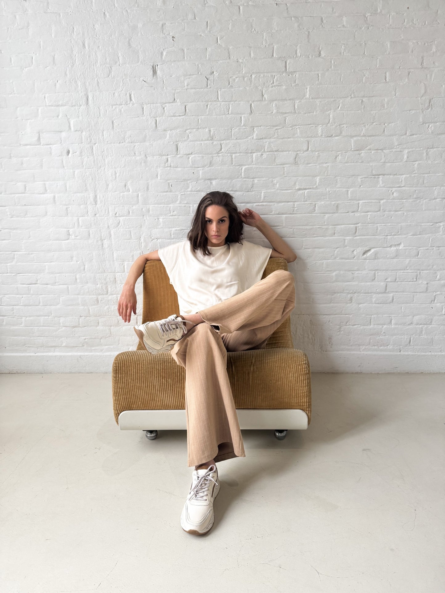 Sneaker Oslo II | Beige / Tabak