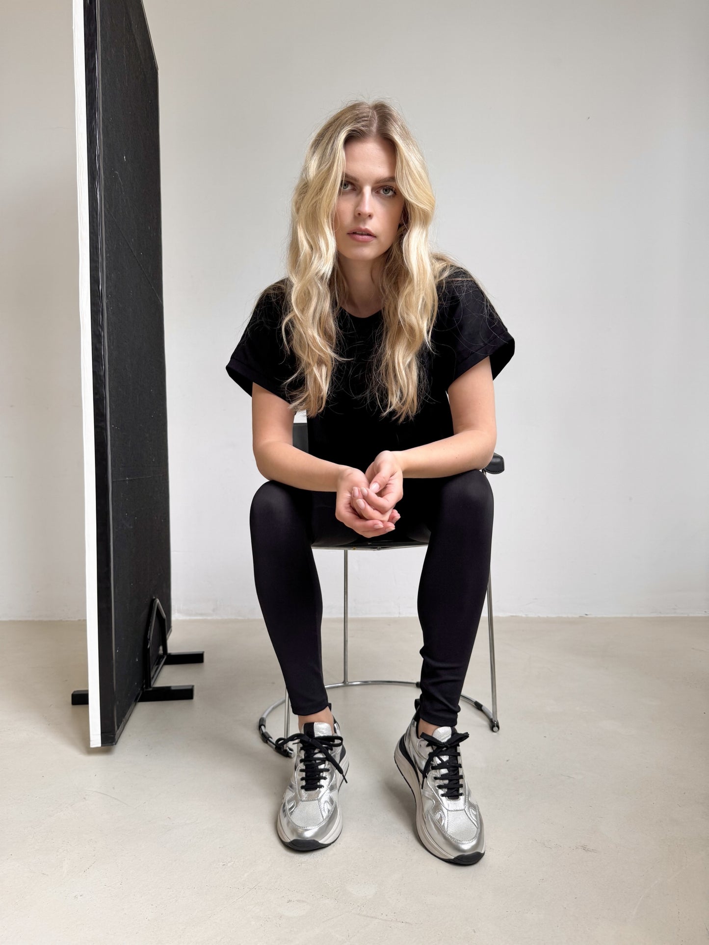 Sneaker Diane | Silber/Schwarz