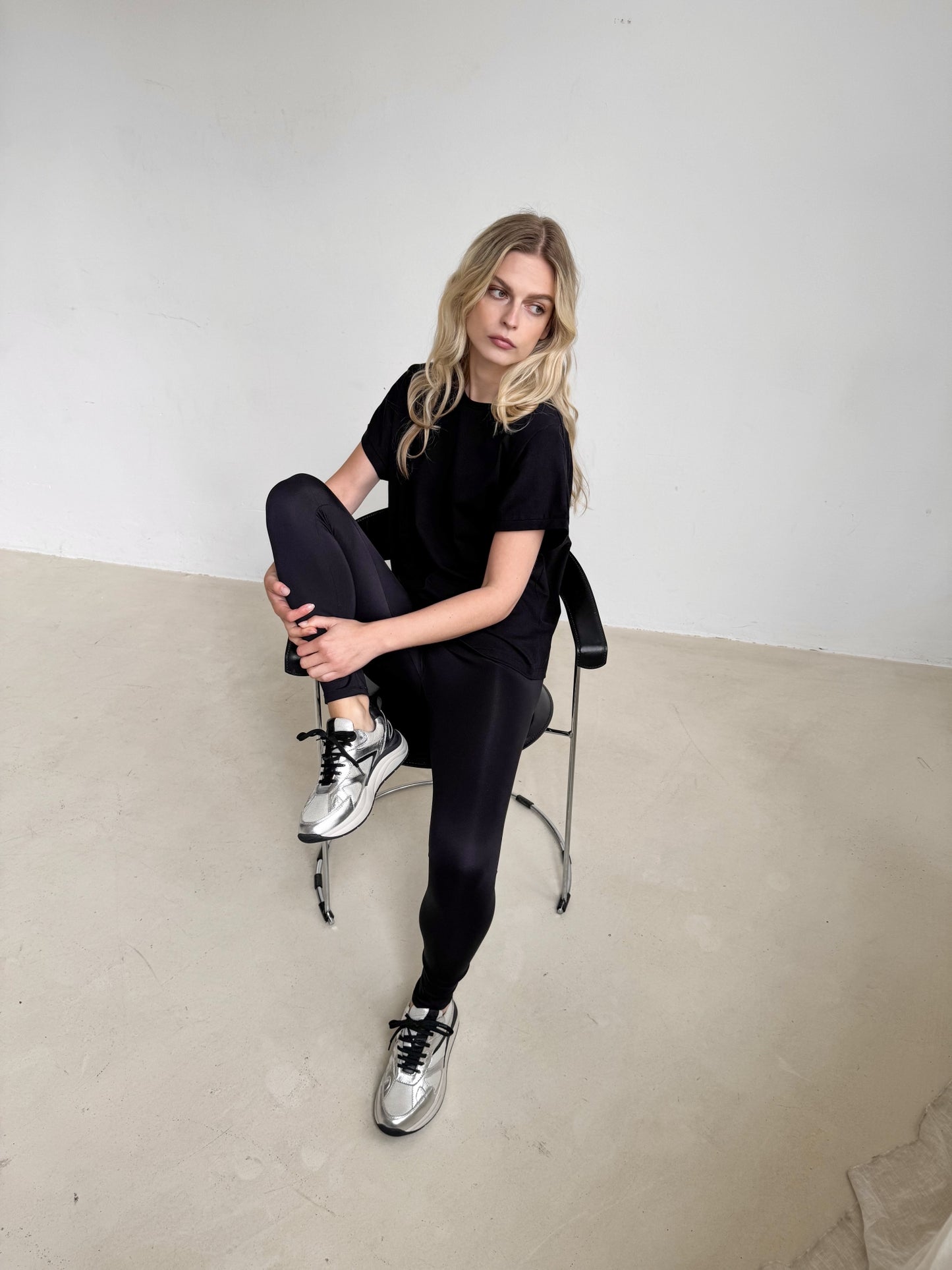 Sneaker Diane | Silber/Schwarz