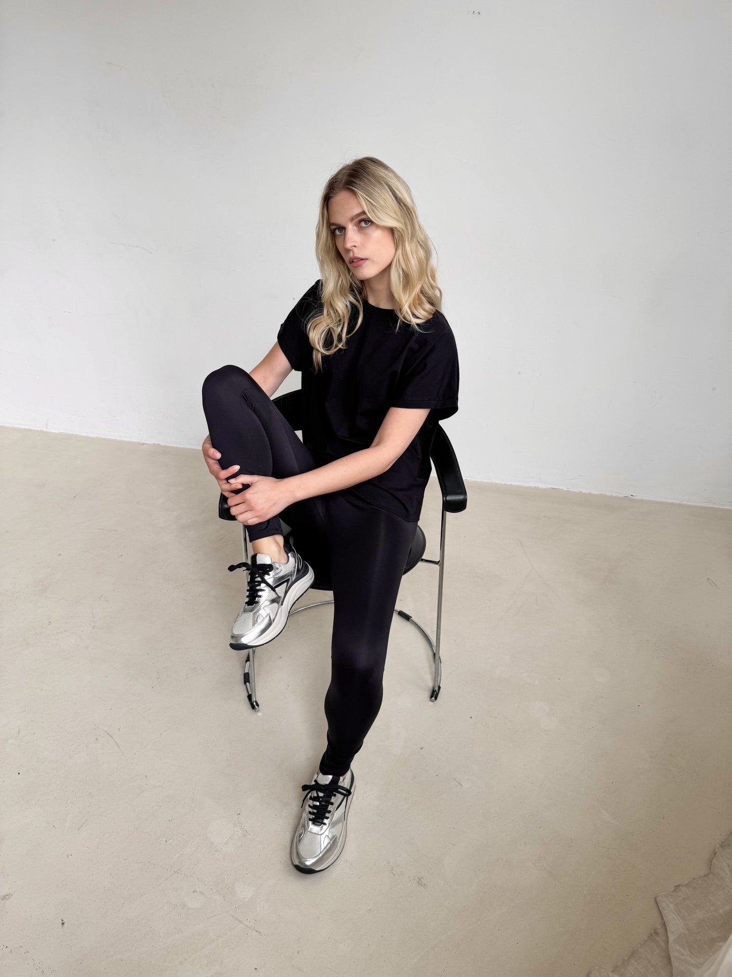 Sneaker Diane | Silber/Schwarz
