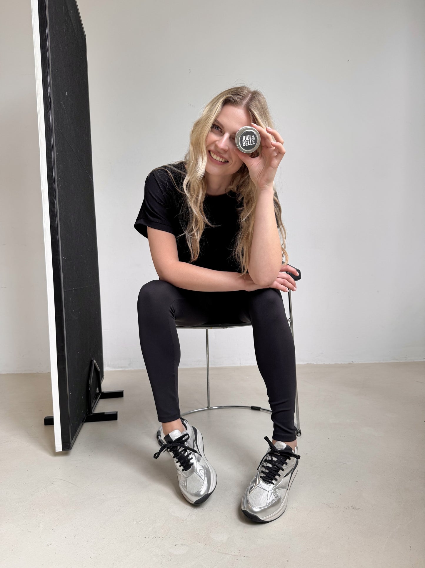 Sneaker Diane | Silber/Schwarz