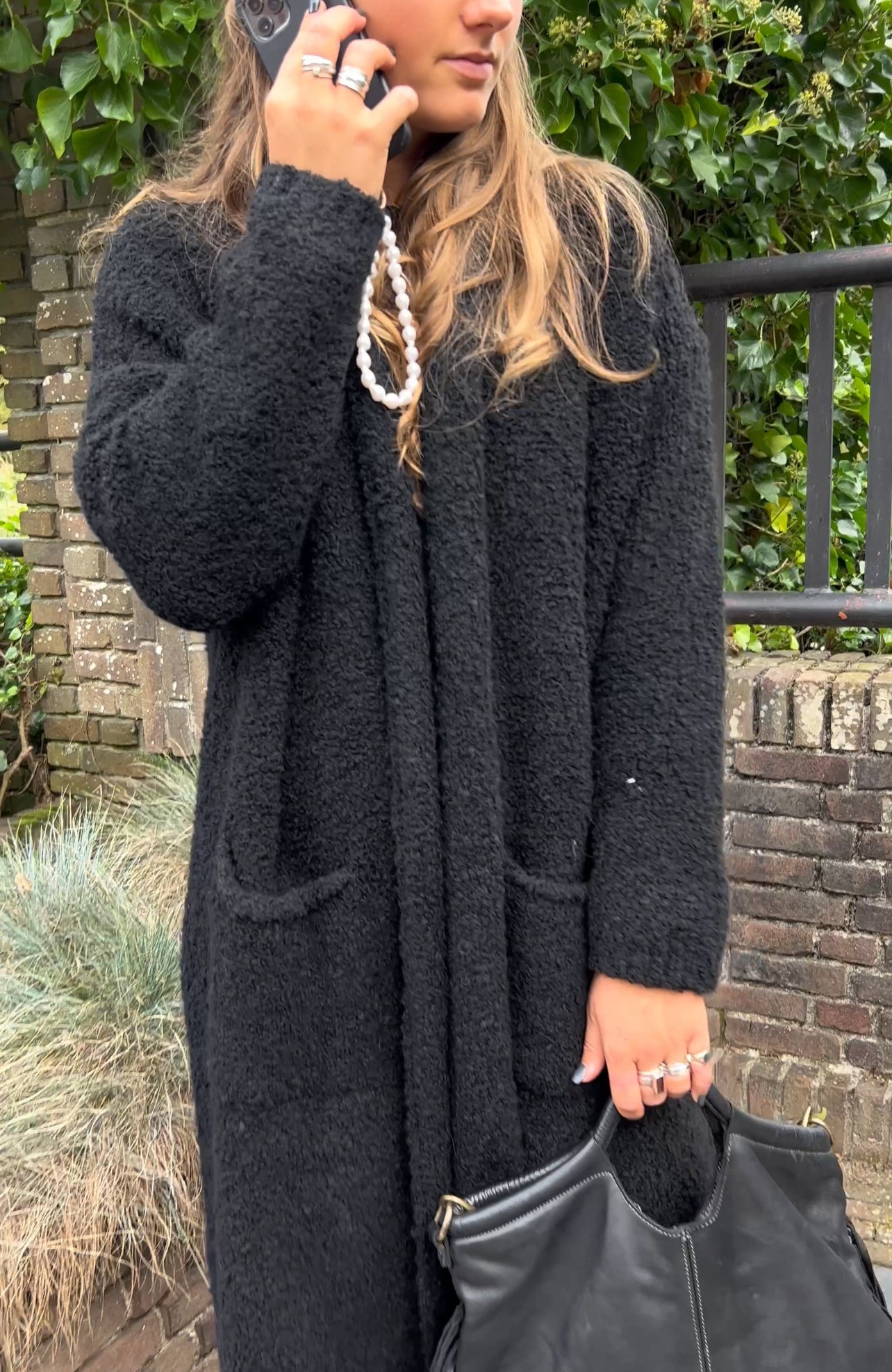 Coat Simona Boucle | Black