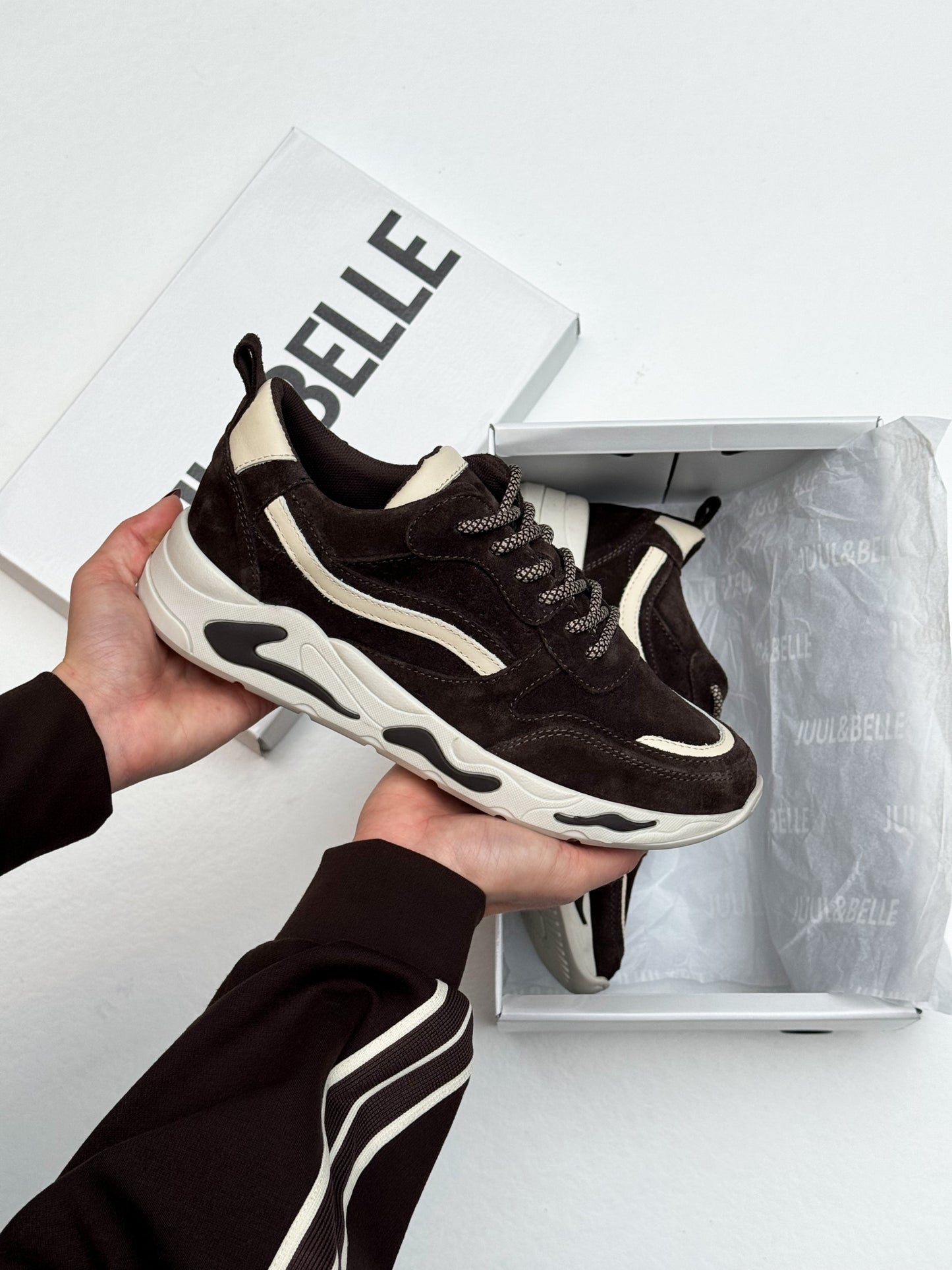 Sneaker Oslo II | D.brown / Ecru