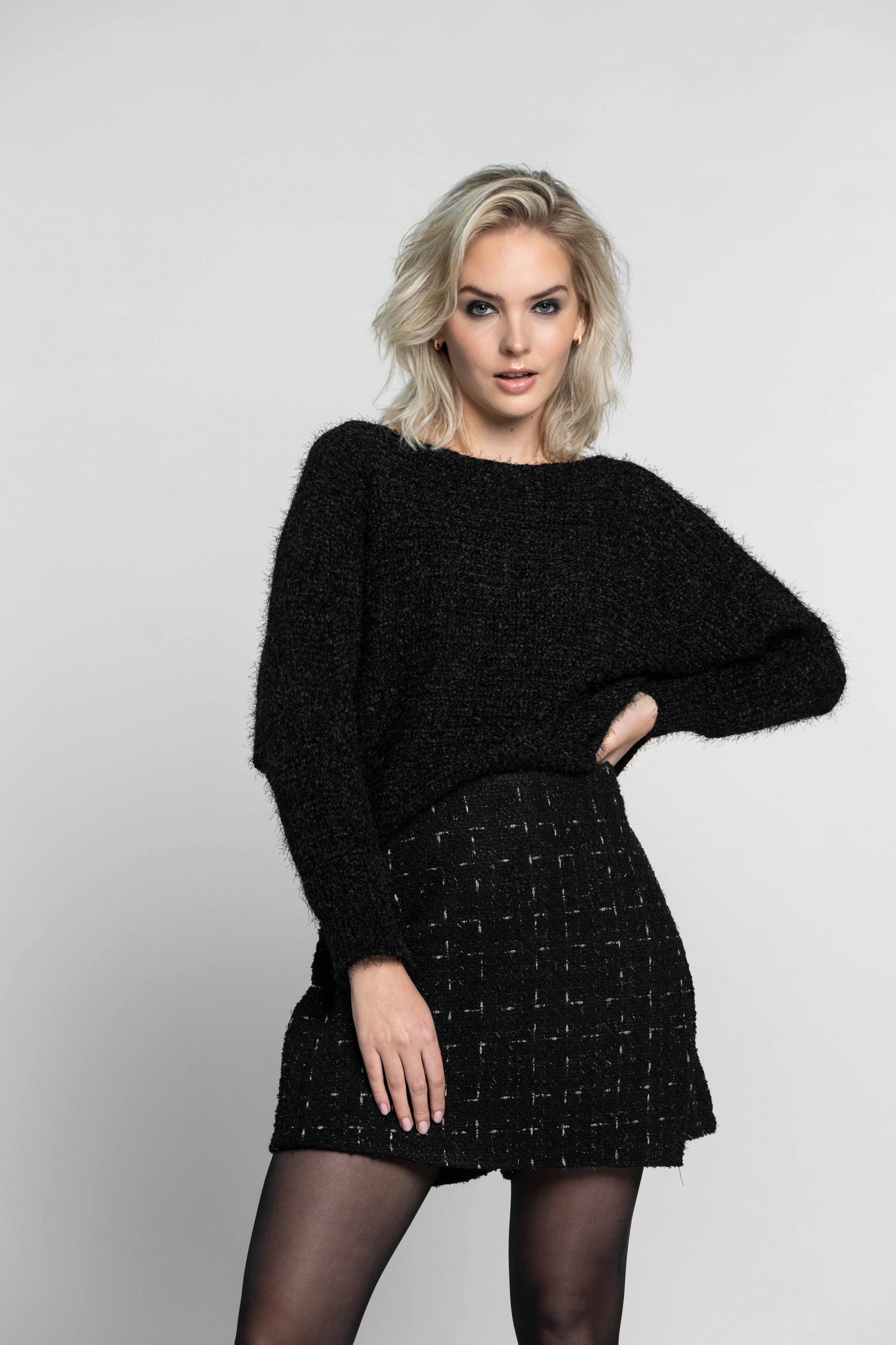 Skort Lizzy Boucle | Black