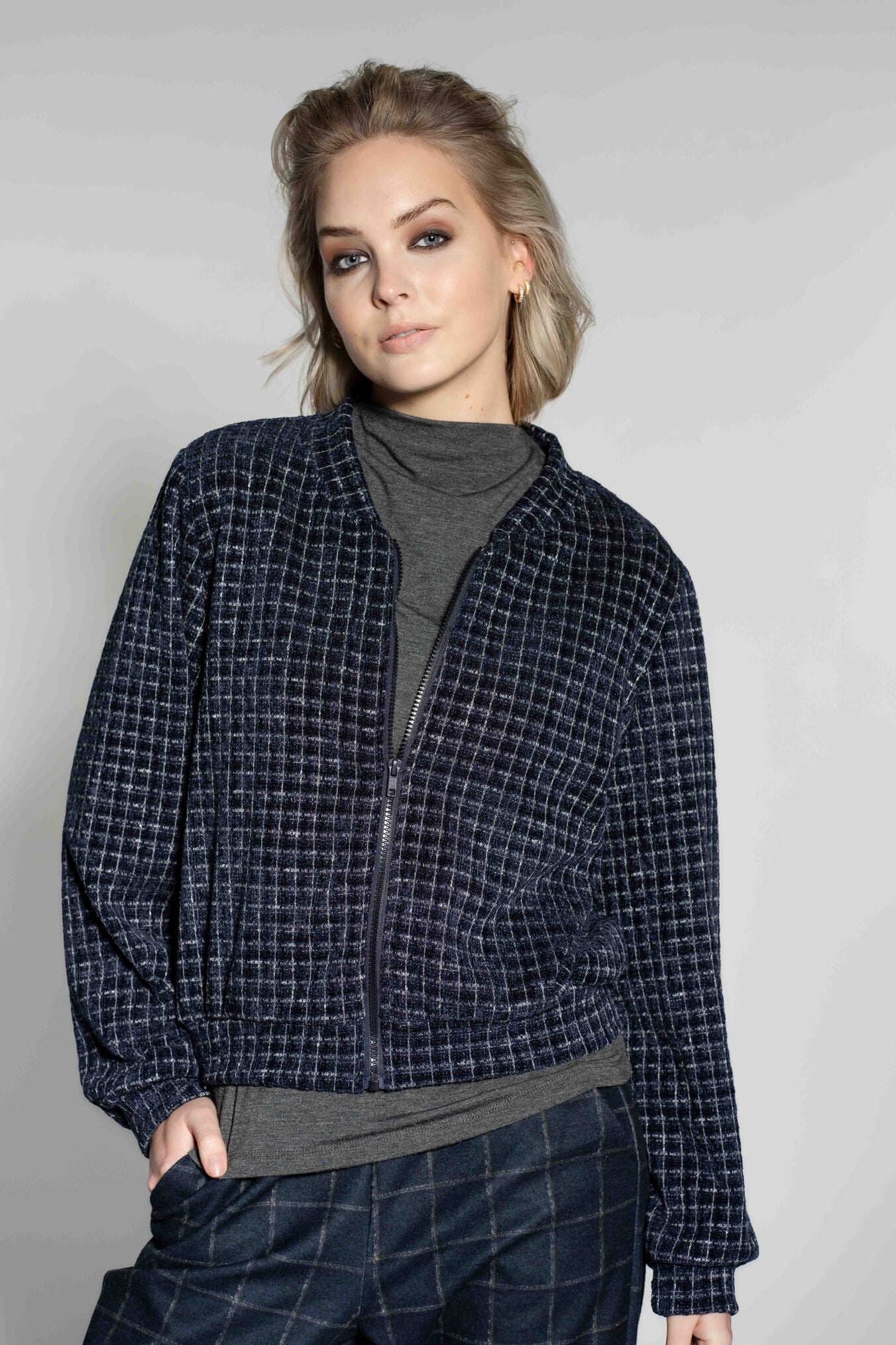 Bomberjacke | Marineblau