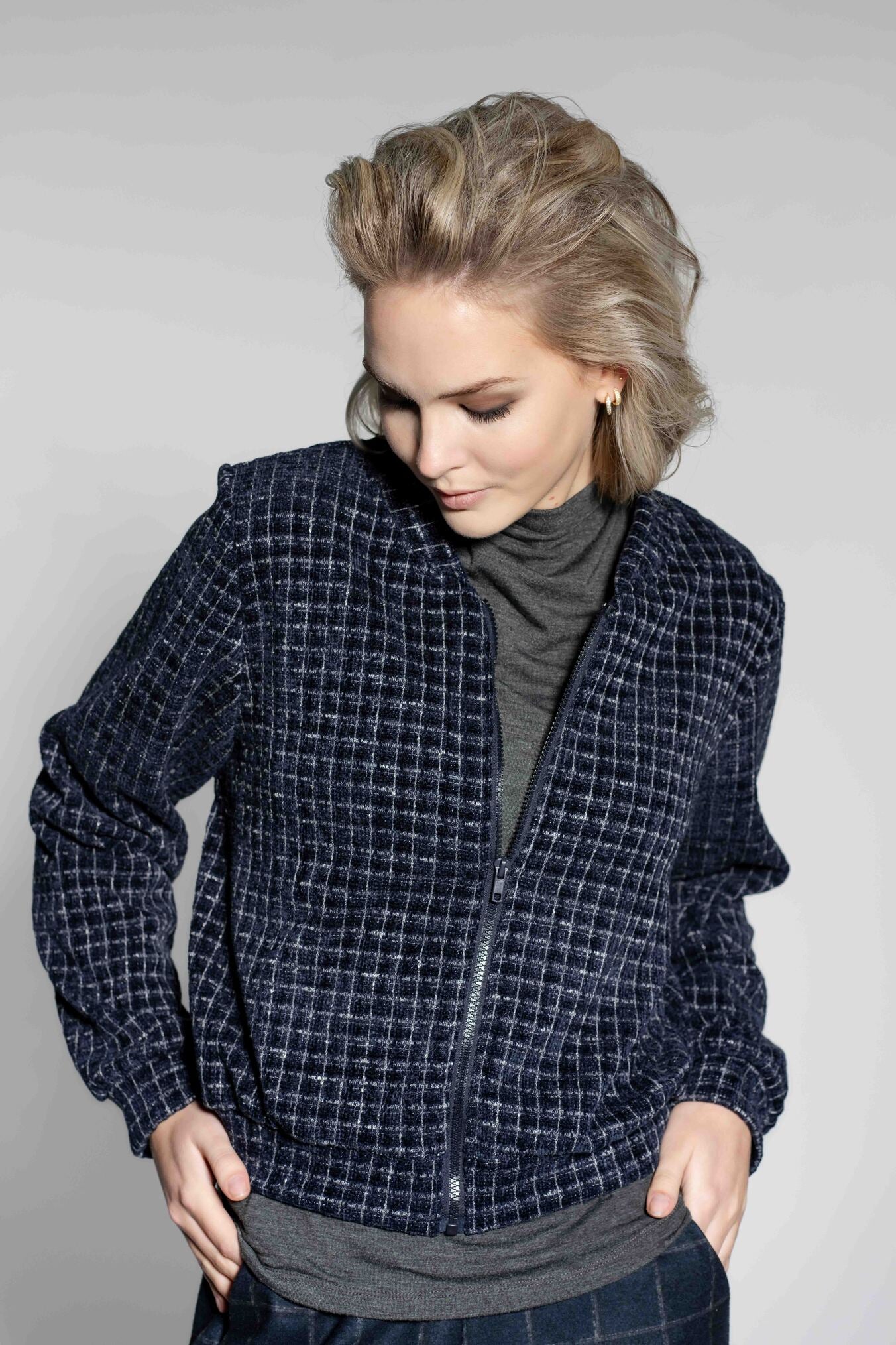 Bomberjacke | Marineblau