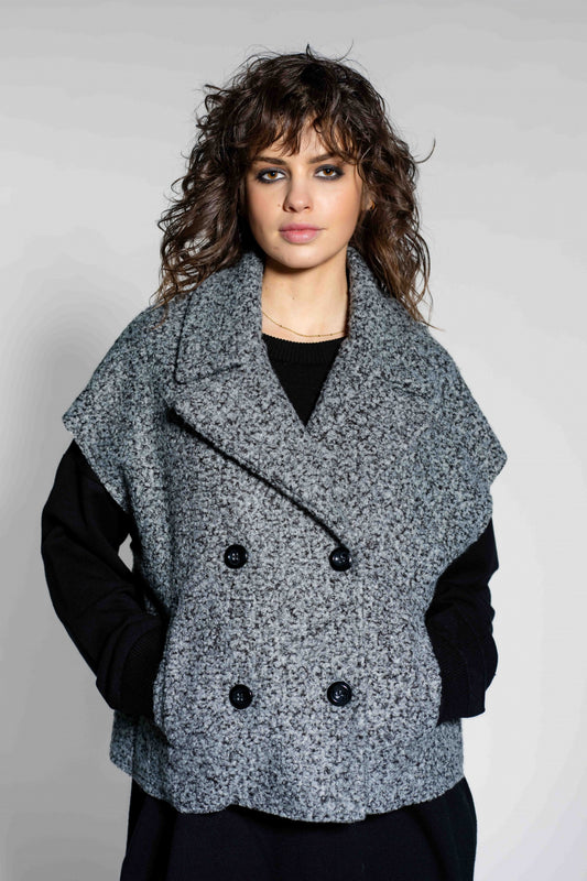 Bodywarmer Ella | Grey melee